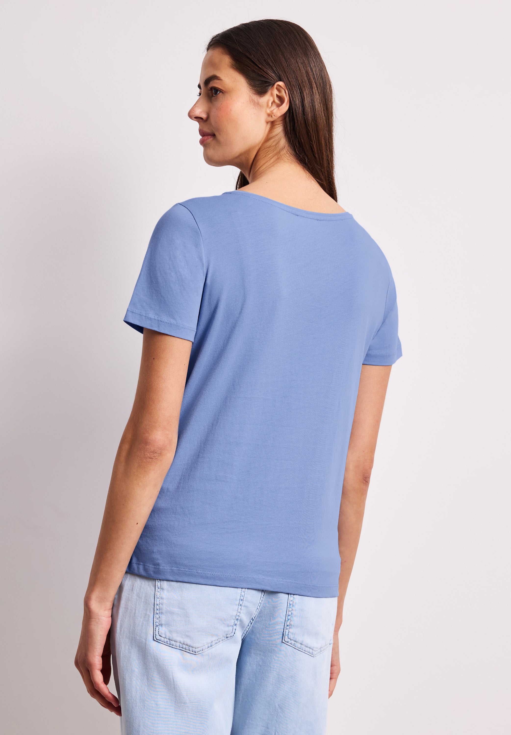 Street One Damen T-Shirts Drift Blu