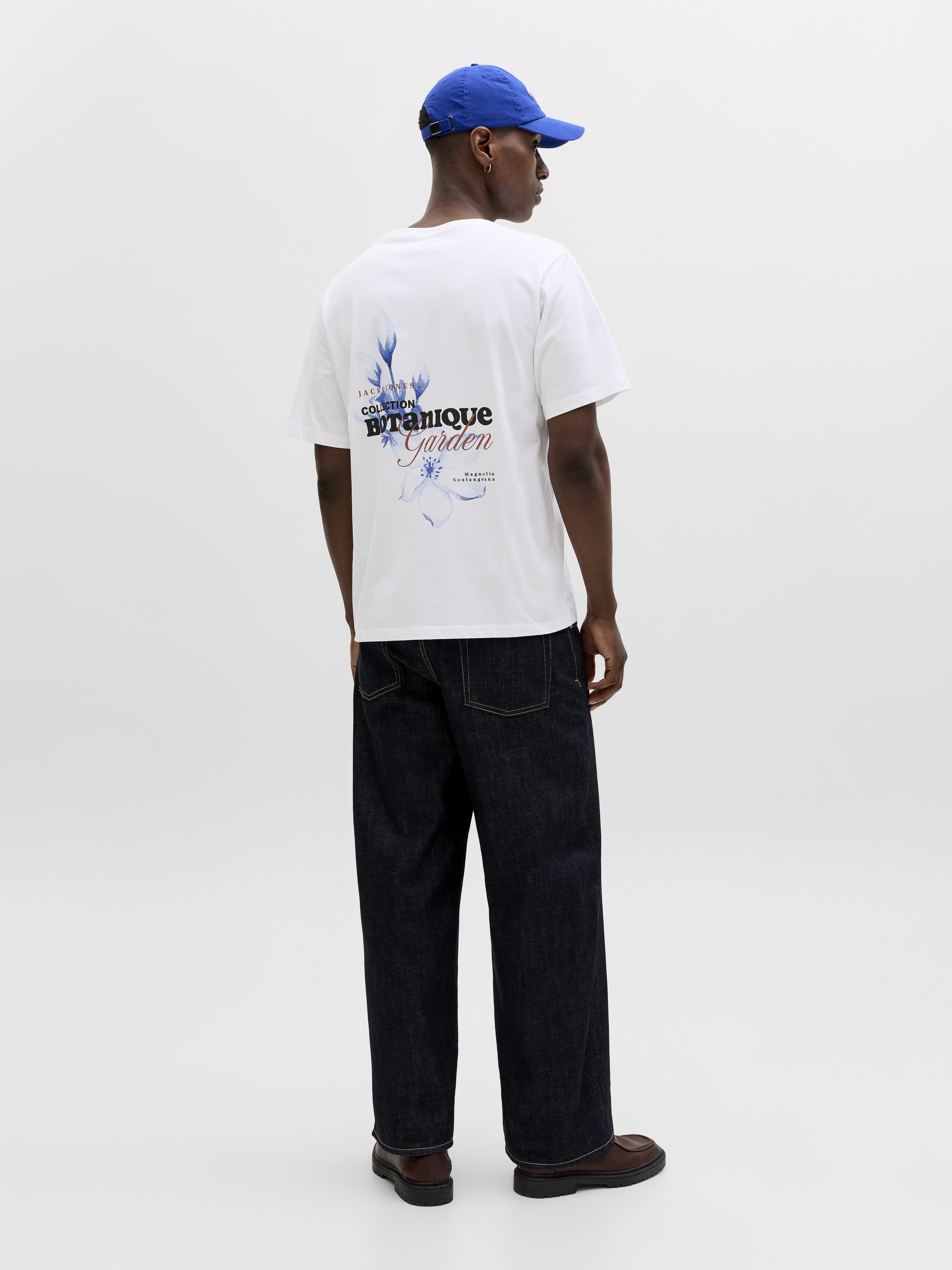 Jack & Jones Herren T-Shirts kurz Bright White