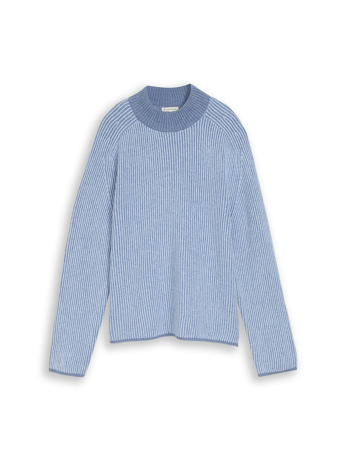Tom Tailor Damen Sweatshirts Fern Blue Struc