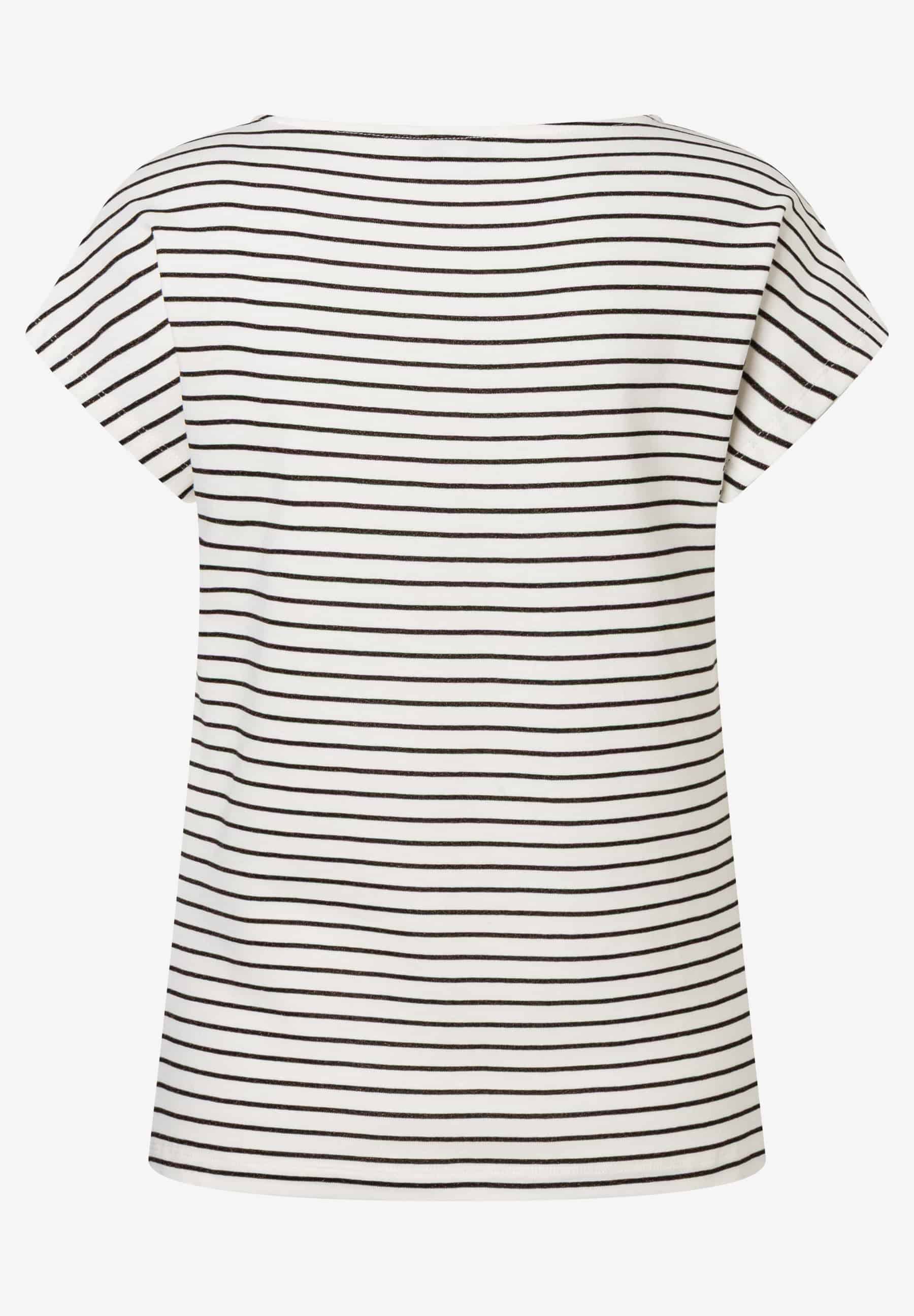 More & More Damen T-Shirts Lurex Stri
