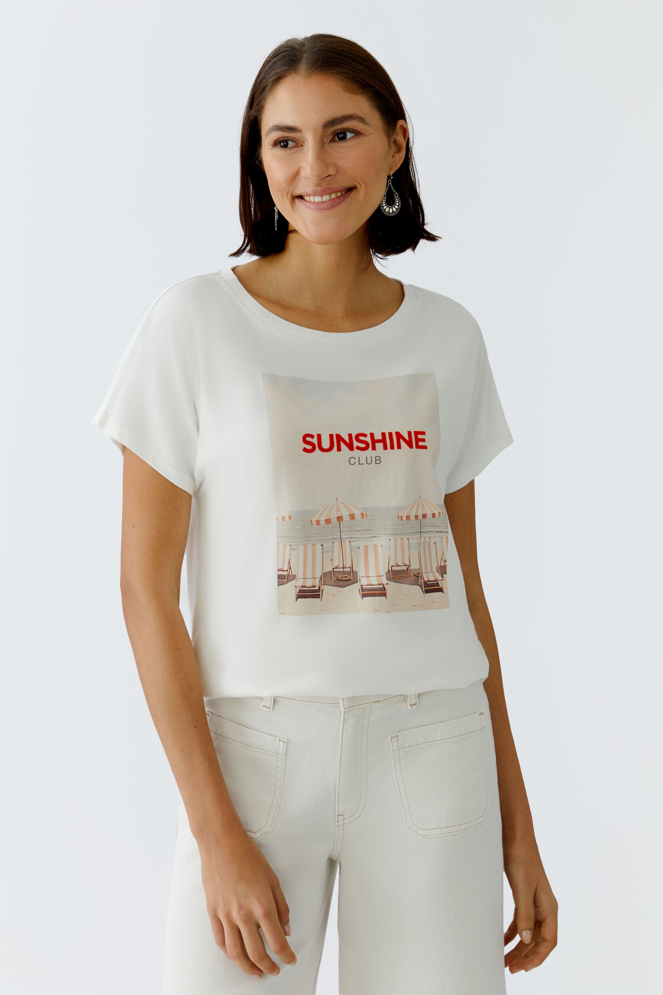 Oui Damen T-Shirts Cloud Danc