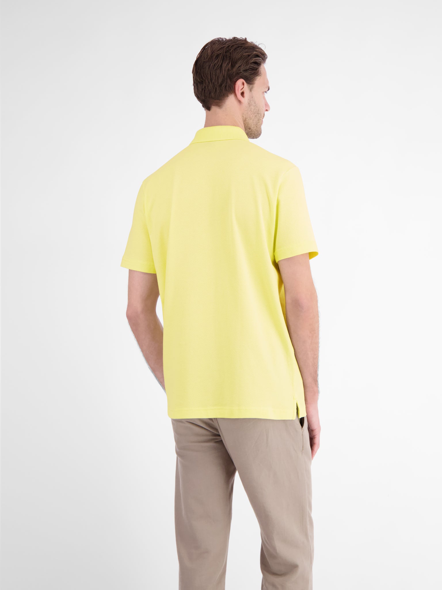 Lerros Herren Polo-Shirts Lemon Water