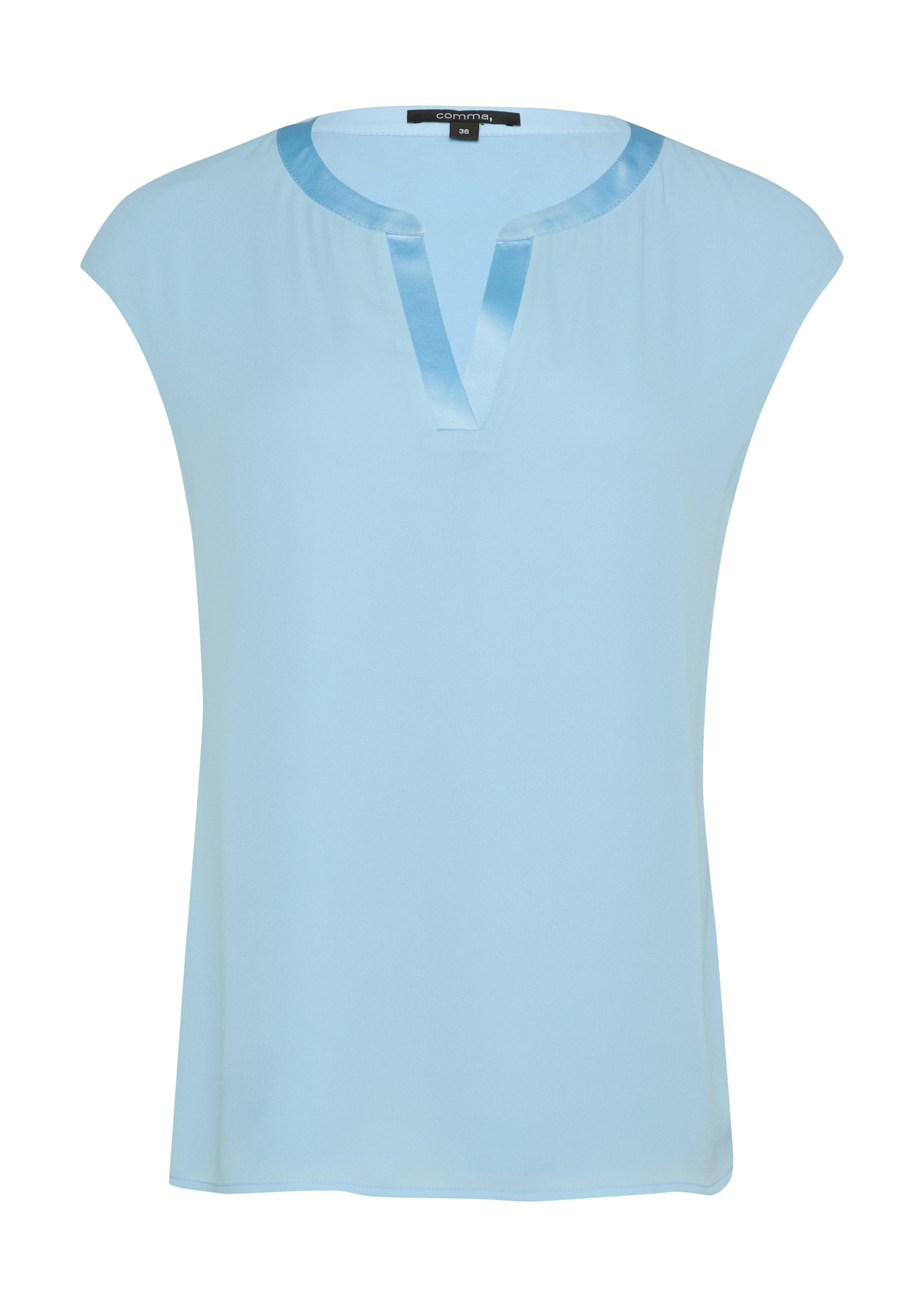 Comma Damen T-Shirts Blue