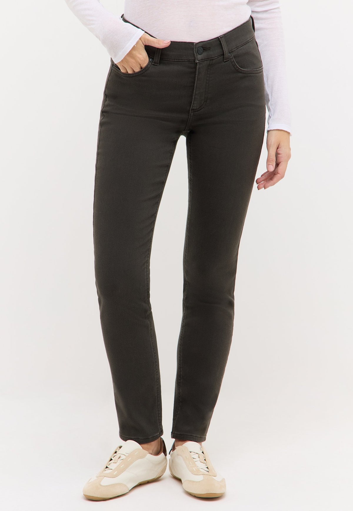 Angels Damen Jeans  Dark Chocol