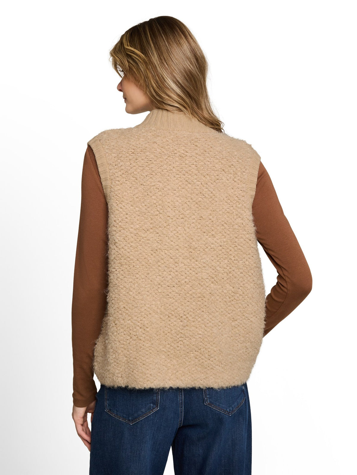 Tom Tailor Damen Strickjacken Gravel Beige Me
