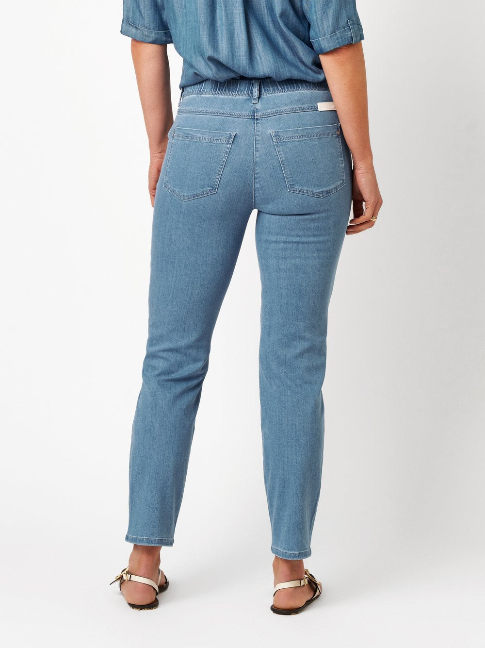 Toni Dress Damen Hosen Light Softblue