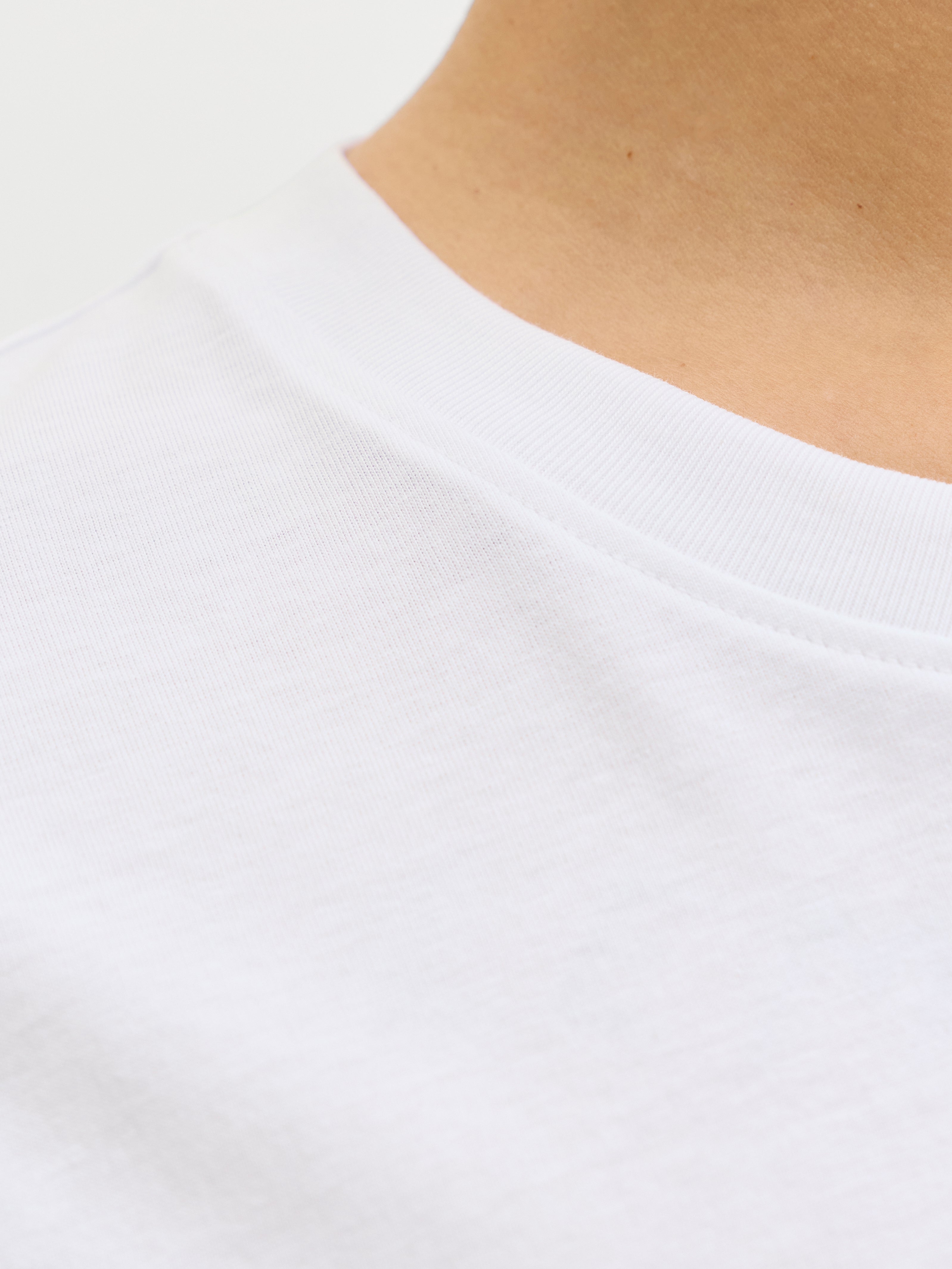 Jack & Jones Herren T-Shirts kurz Bright White
