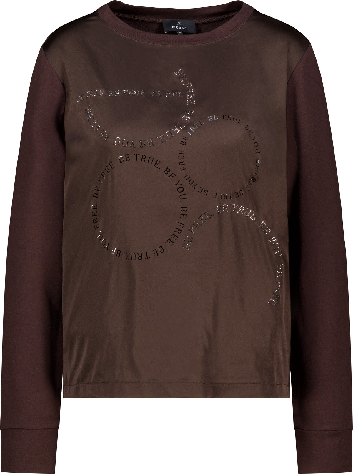 Monari Damen T-Shirts  Black Coffe