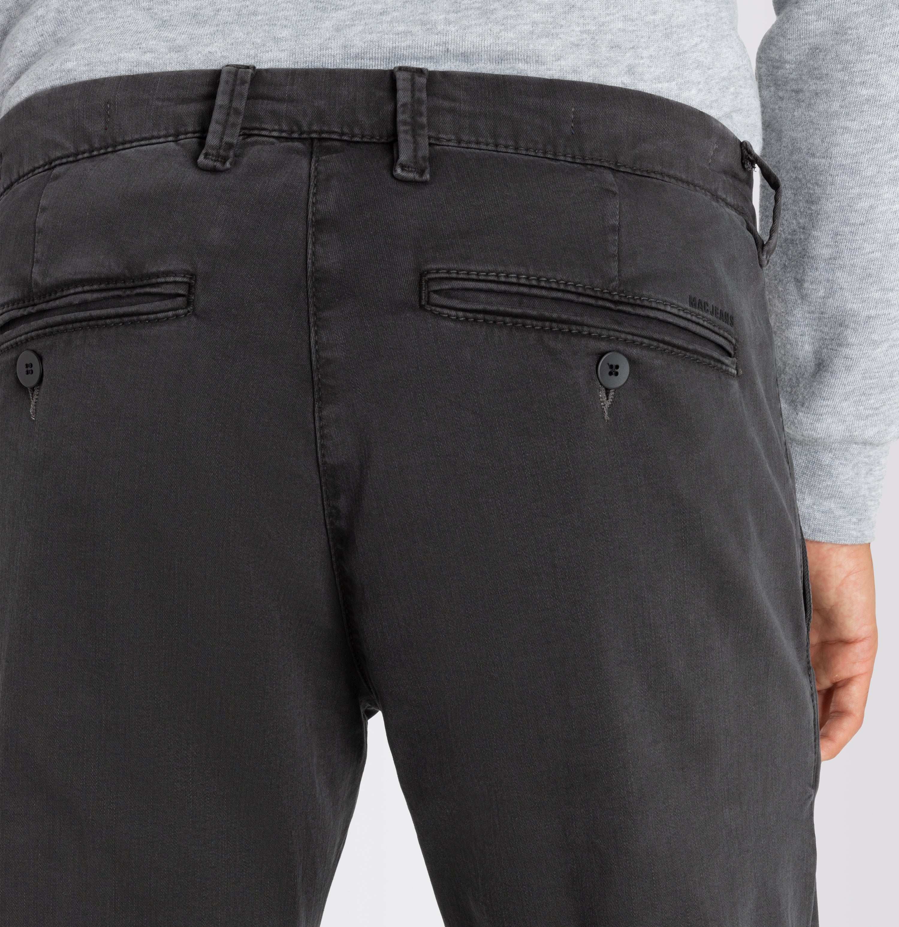 Mac Herren Hosen W Deep Brown