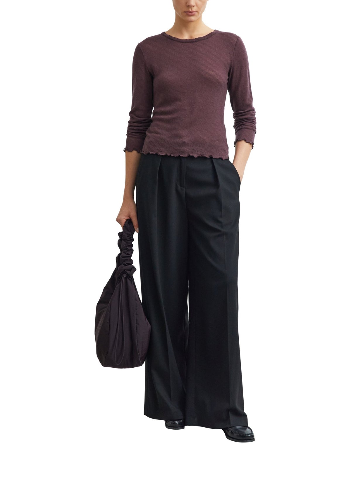 Comma Damen T-Shirts  Lilac/Pink