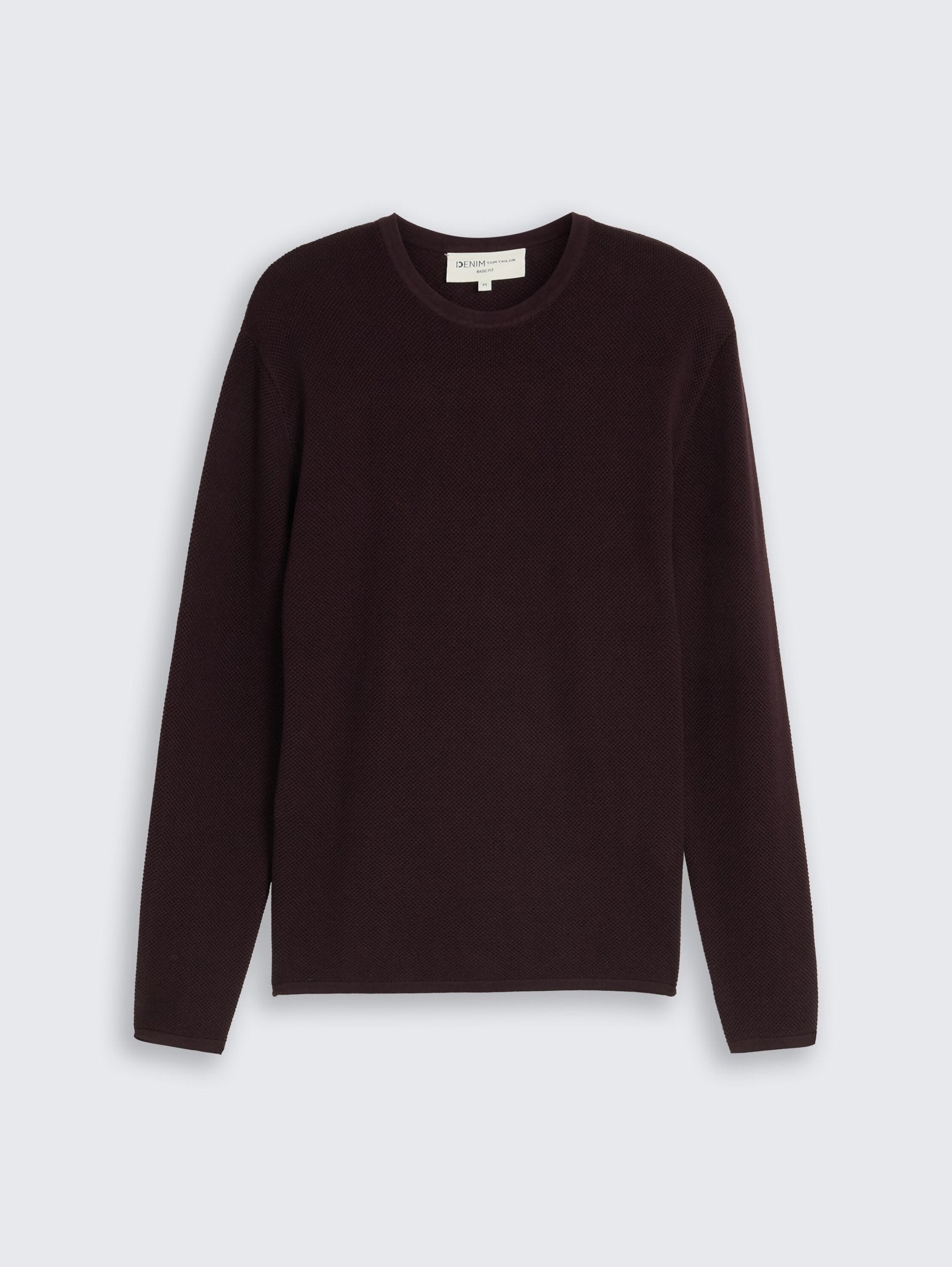 Tom Tailor denim Herren Pullover Dark Plum