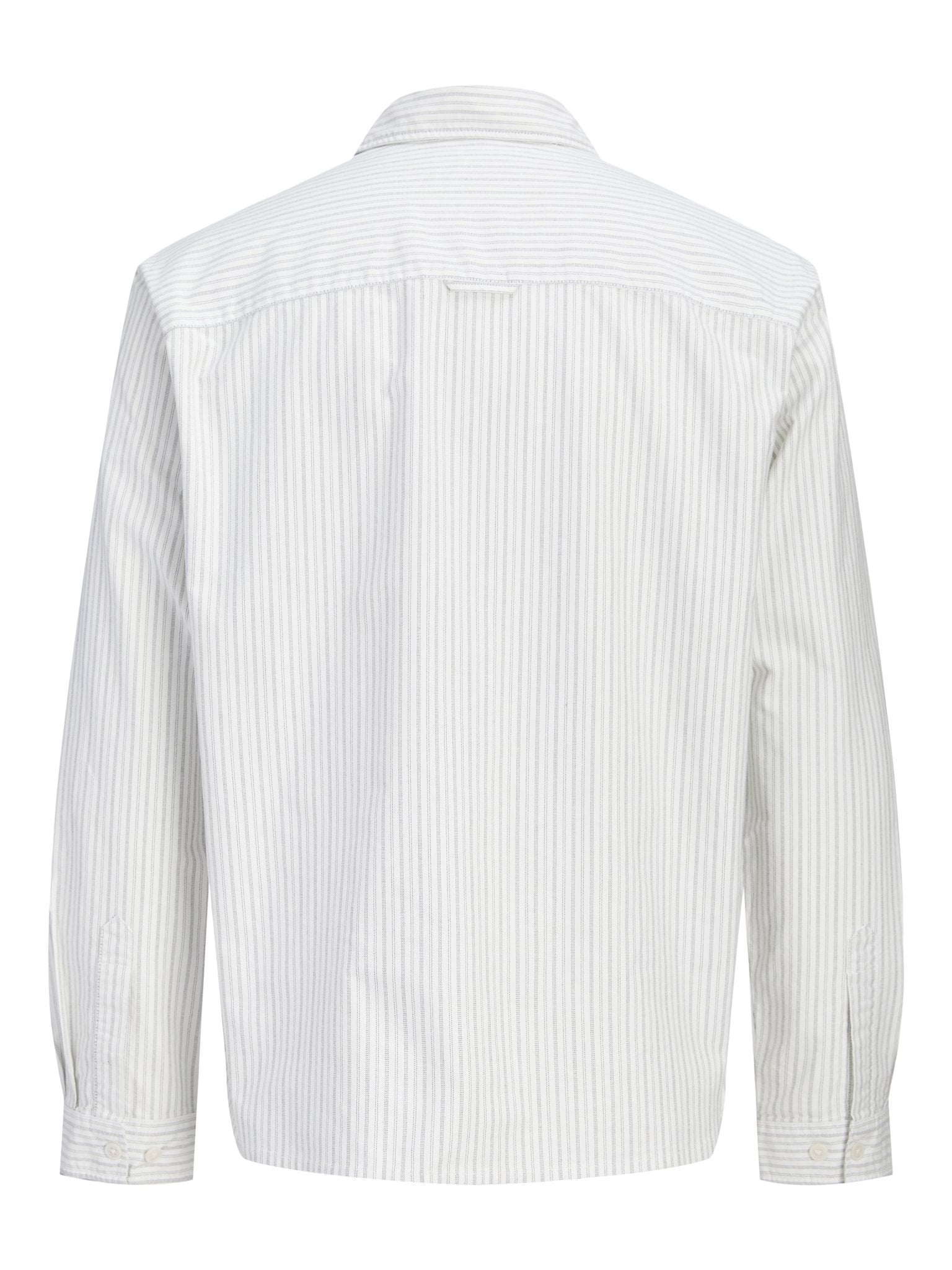 Jack & Jones Herren Hemden lang Snow White/Stri