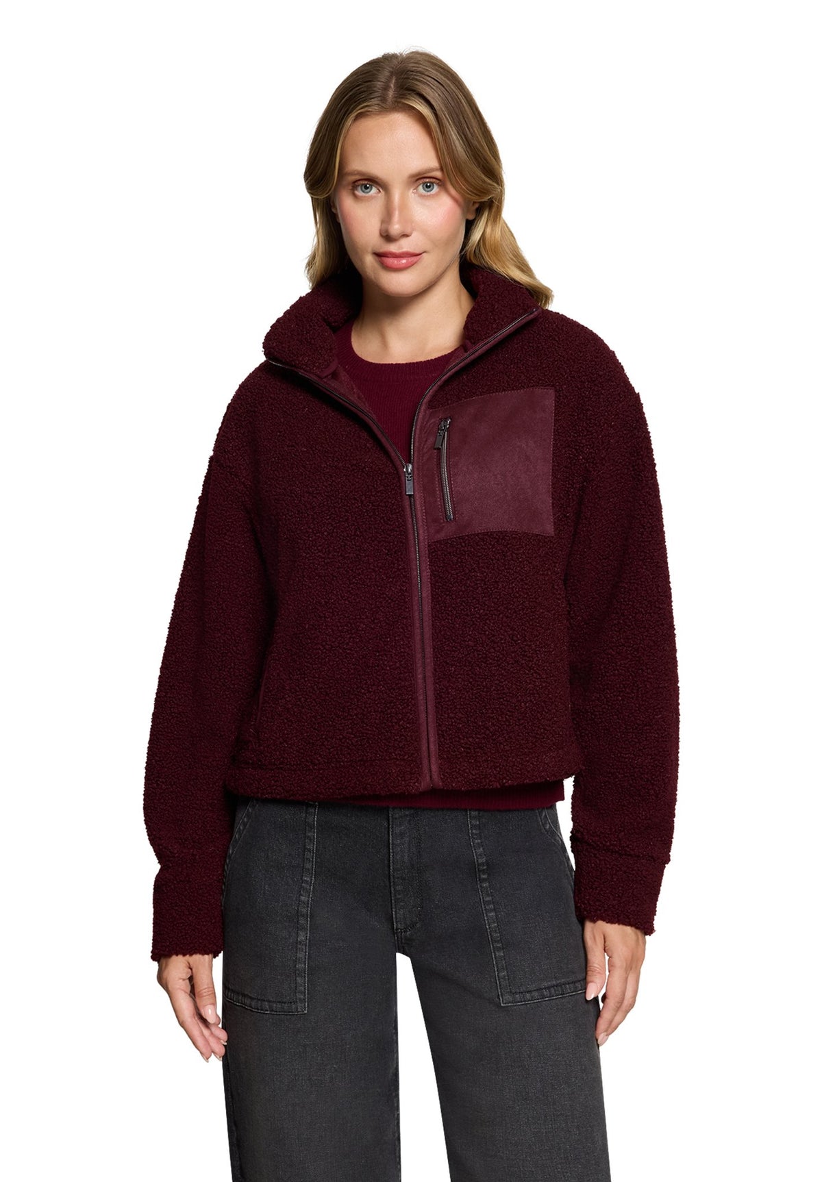 Betty & Co Damen Sweatjacken White Sand