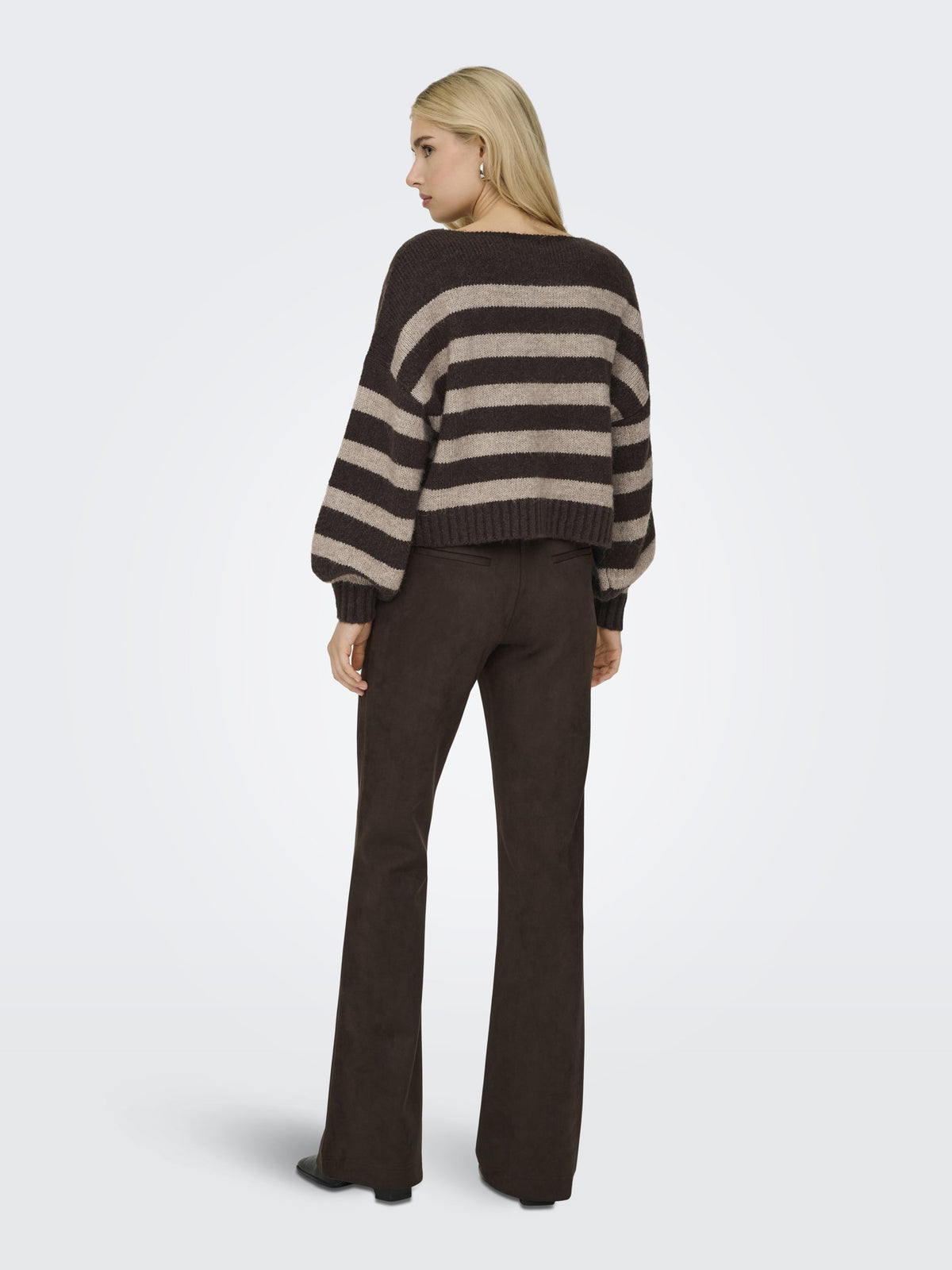 Only Damen Pullover Seal Brown/Fung