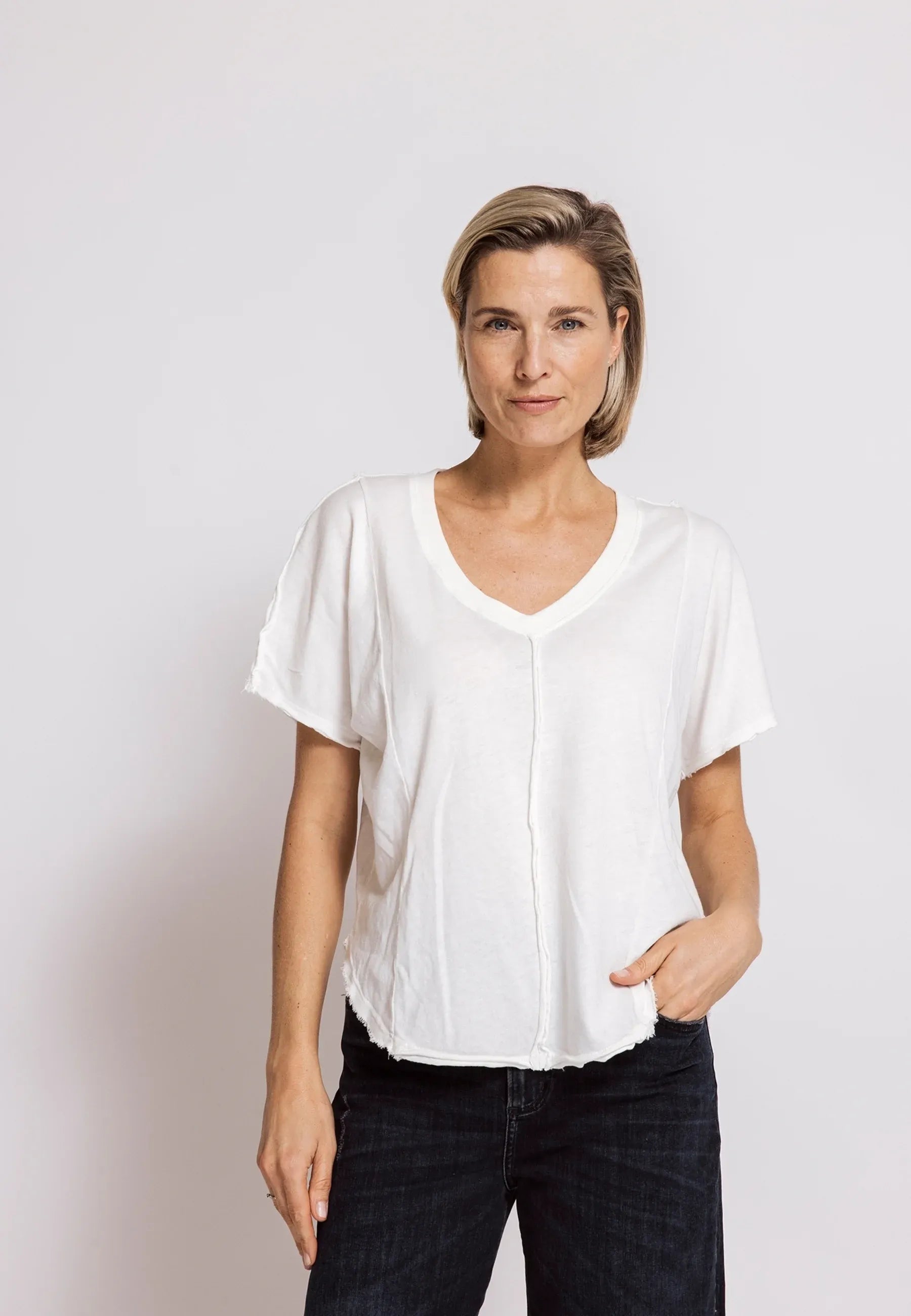 Zhrill Damen T-Shirts  White