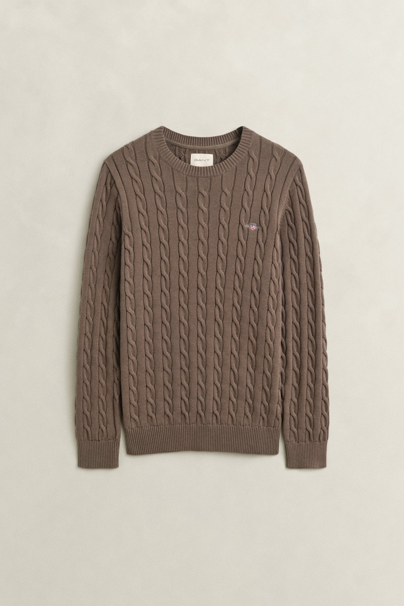 Gant Herren Pullover  Faded Taupe