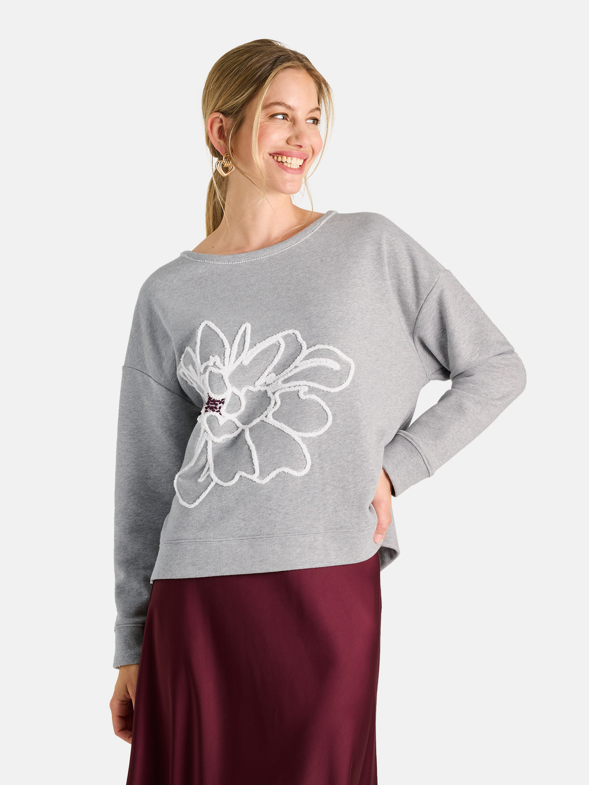 Lieblingsstück Damen Sweatshirts  Light Silve