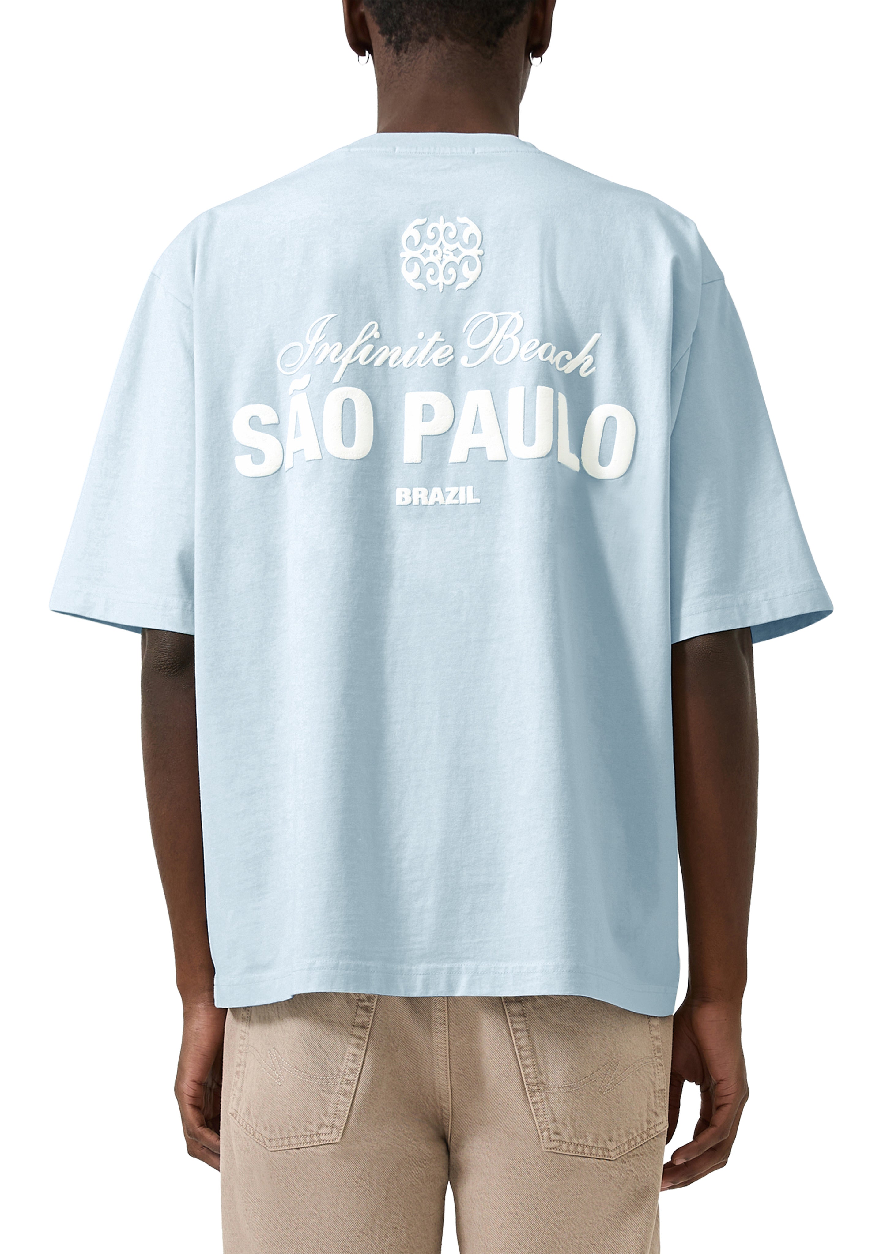 QS by S.Oliver Herren T-Shirts kurz Blue