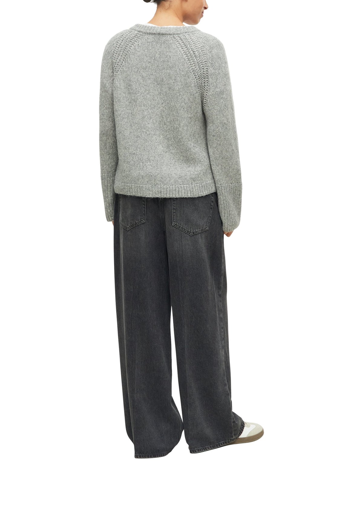 S. Oliver red Damen Strickjacken W Grey/Black