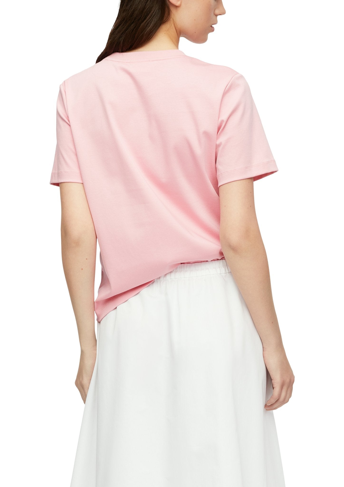 Comma Damen T-Shirts Lilac/Pink