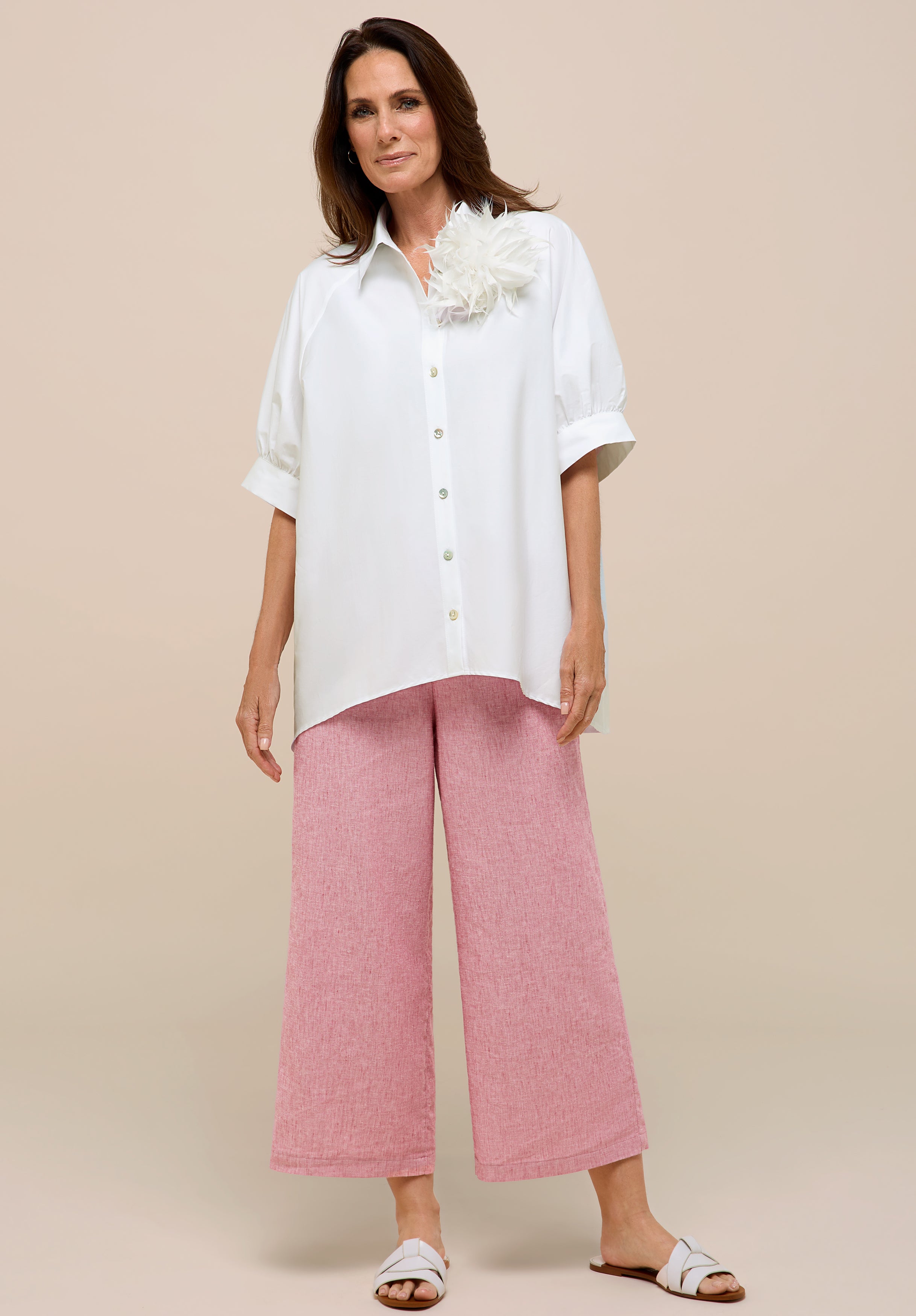 Bianca Damen Hosen Raspberry Melan