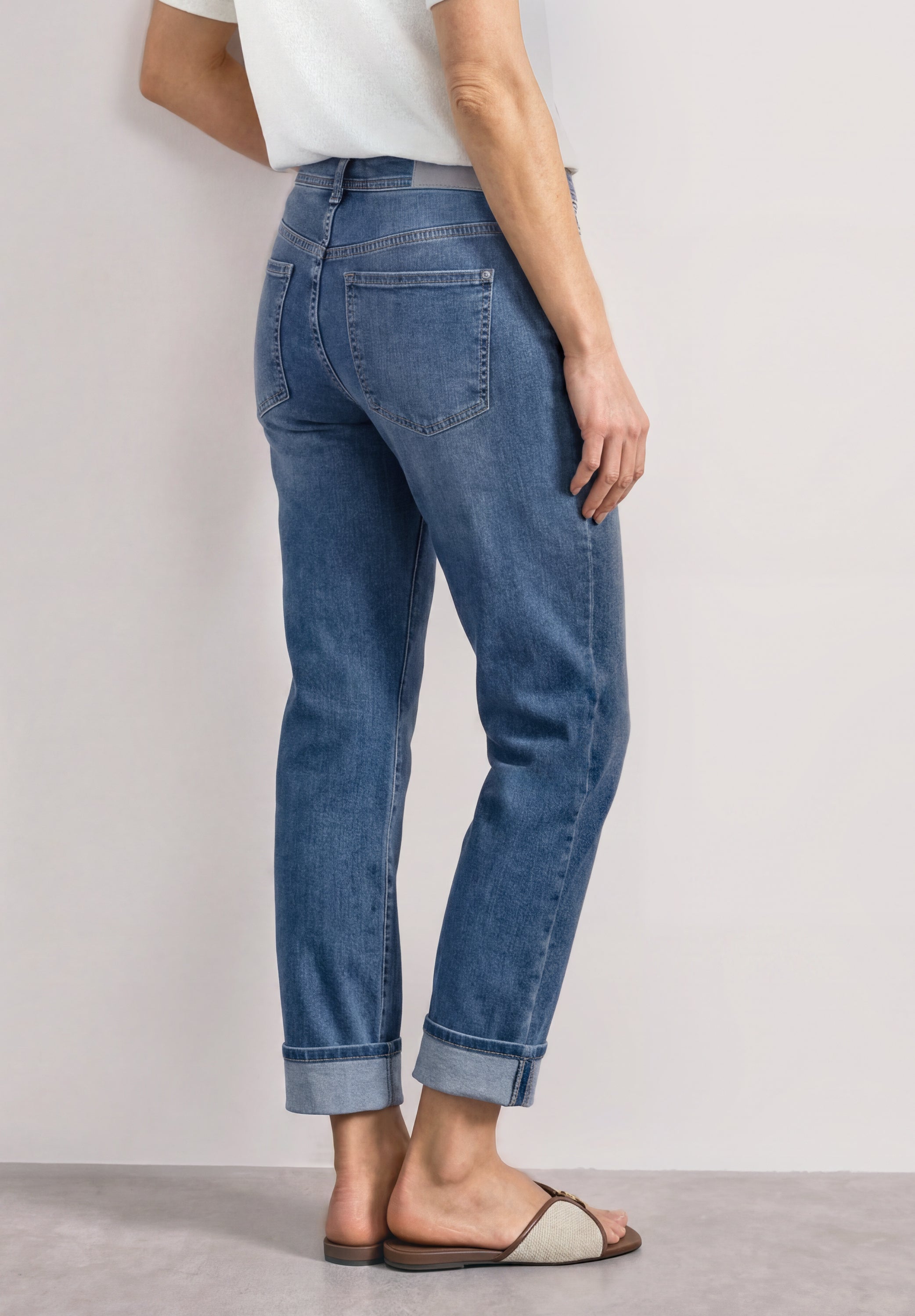 Street One Damen Hosen  Mid Blue