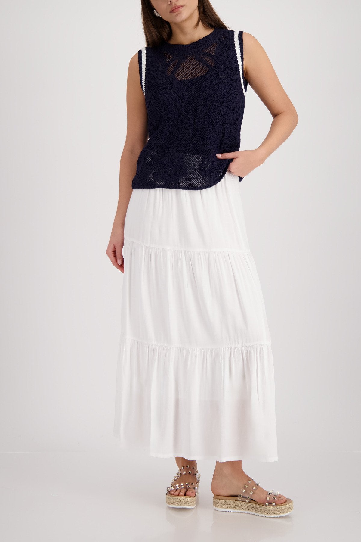 Monari Damen Pullover Marine