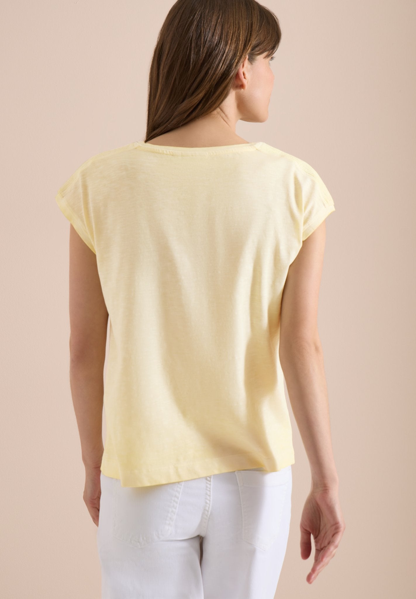 Cecil Damen T-Shirts  Buttermil