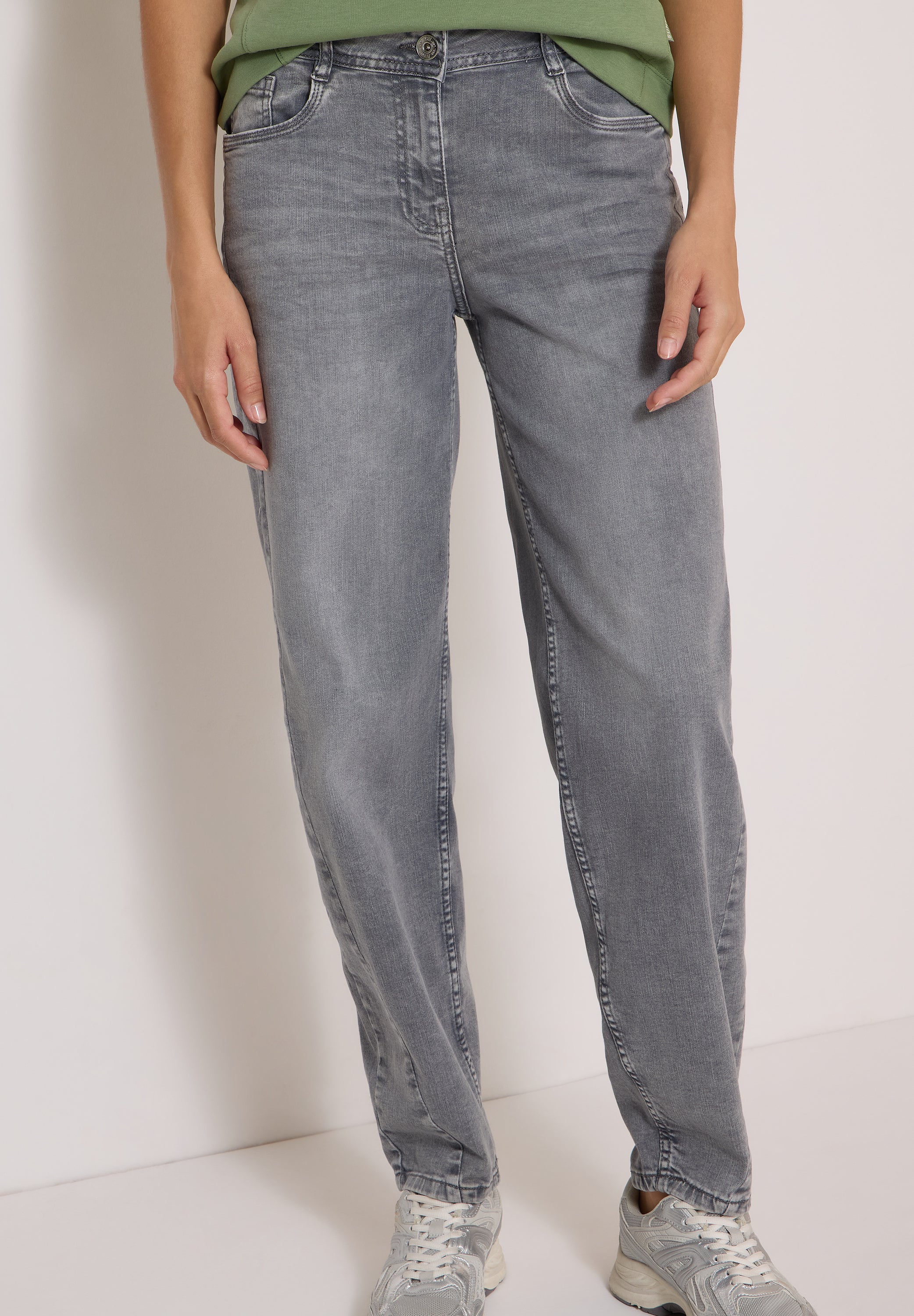 Cecil Damen Hosen  Light Gre