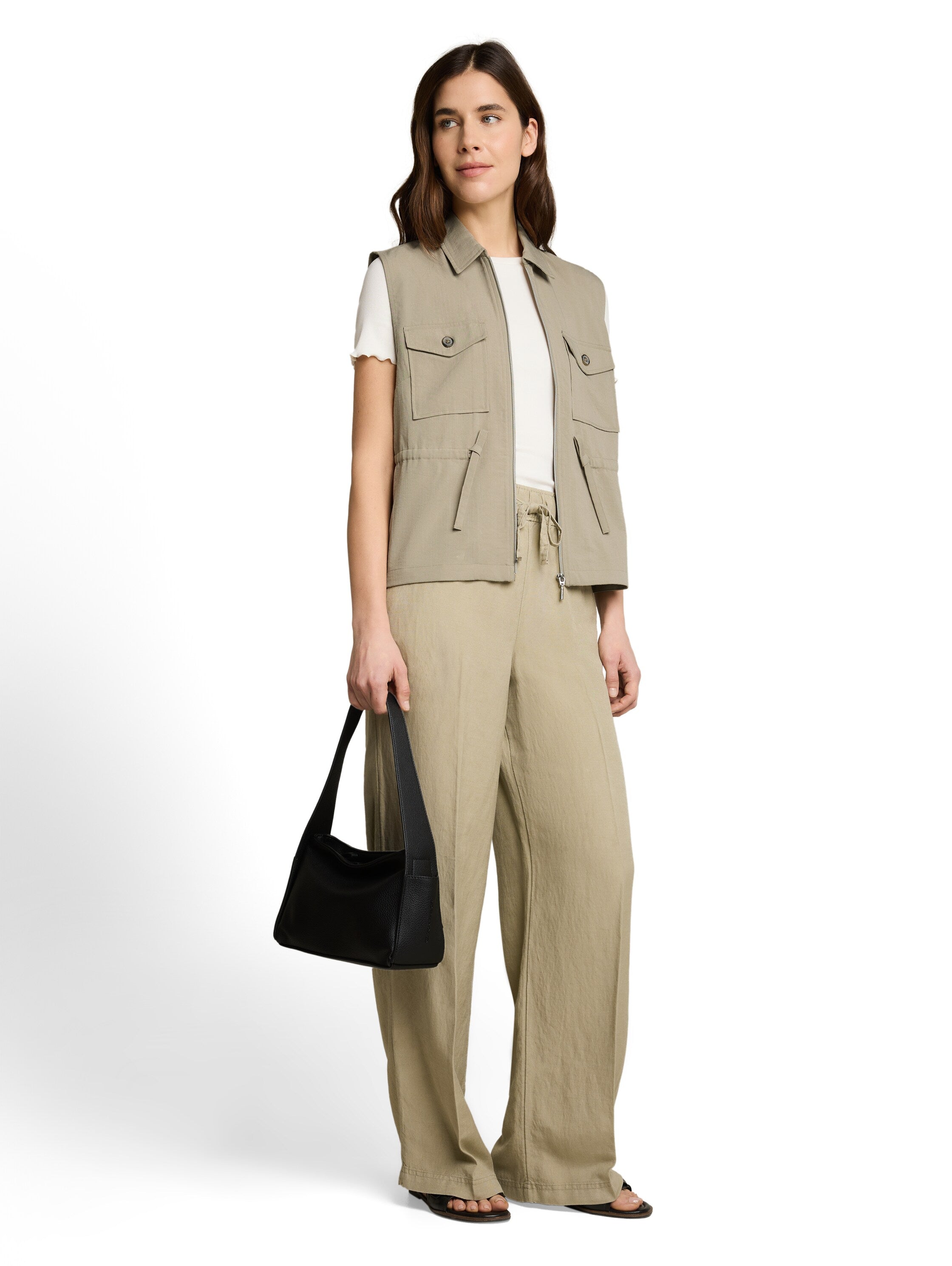 Tom Tailor Damen Blazer Silver Olive