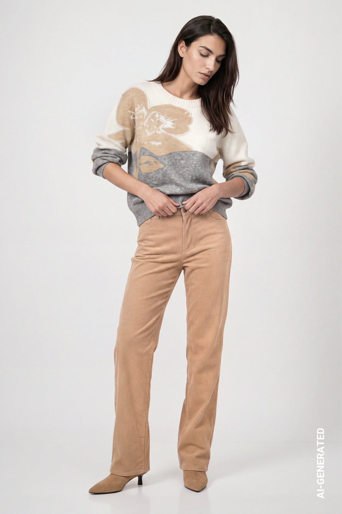 Monari Damen Pullover Light Grey