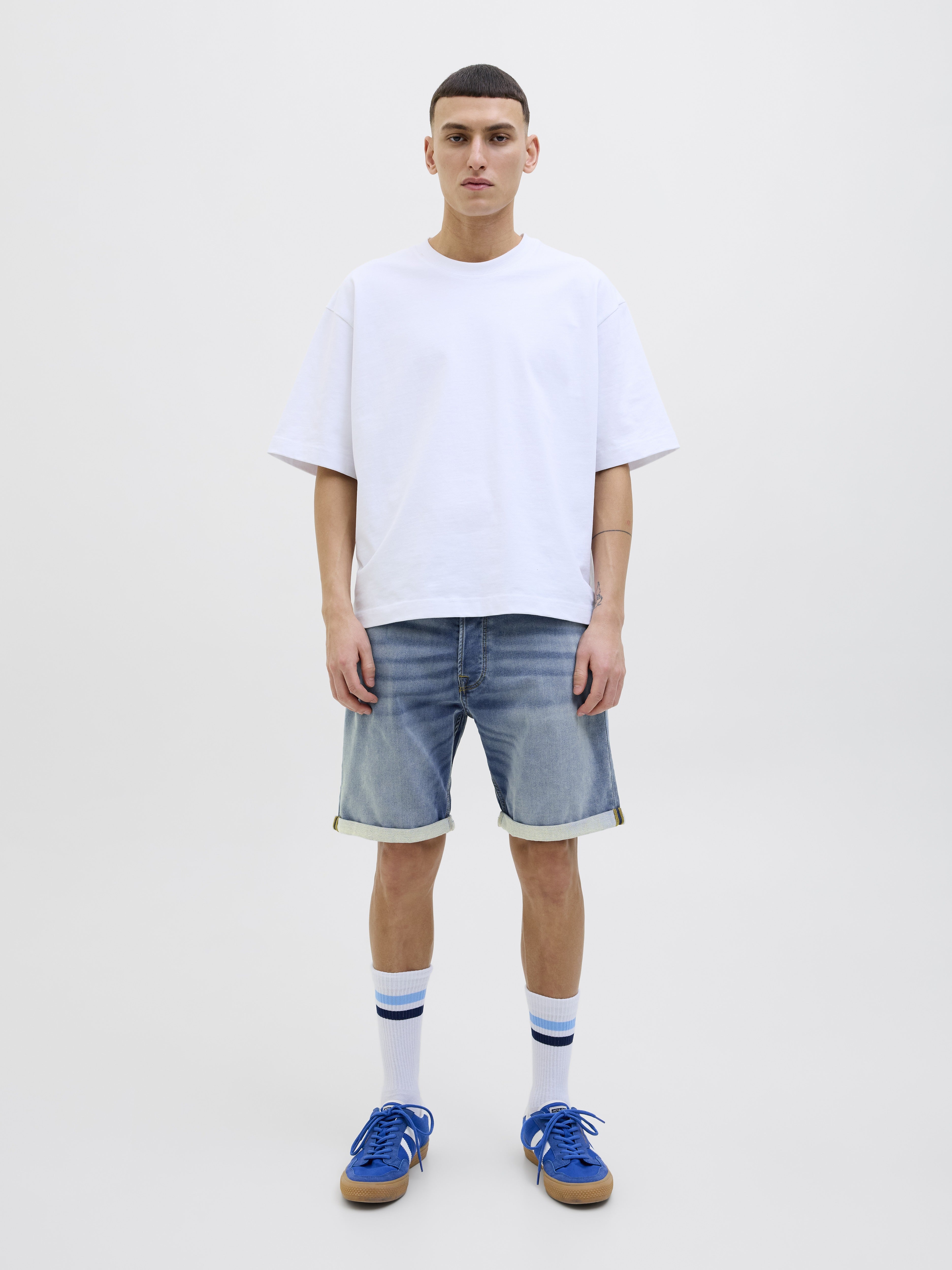 Jack & Jones Herren Shorts Blue Denim