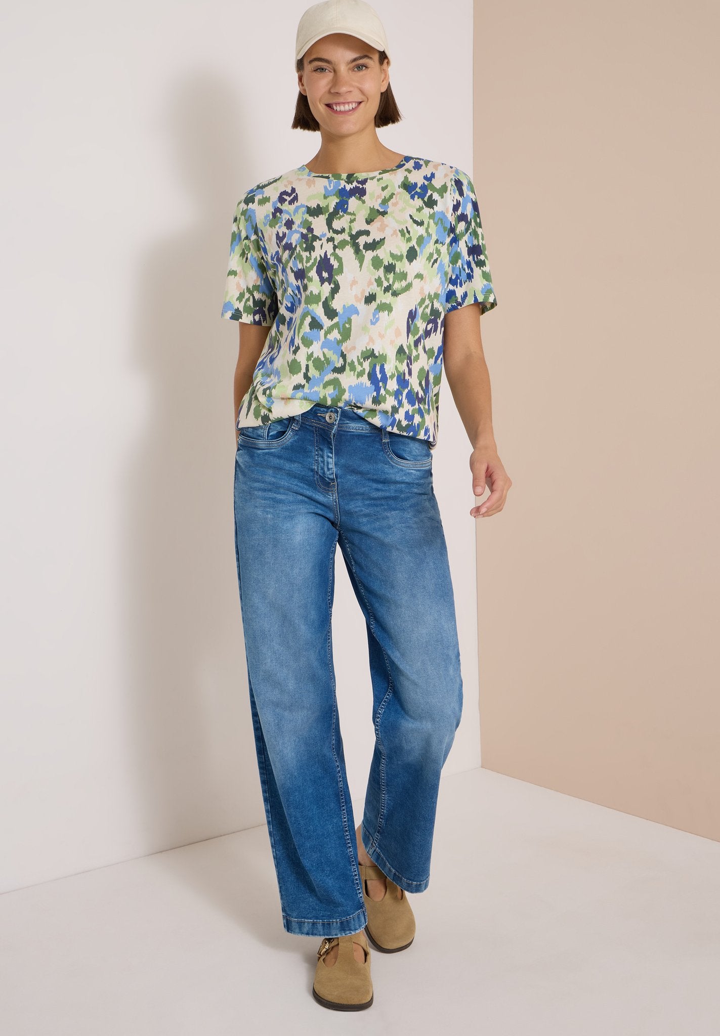 Cecil Damen T-Shirts Cashmere