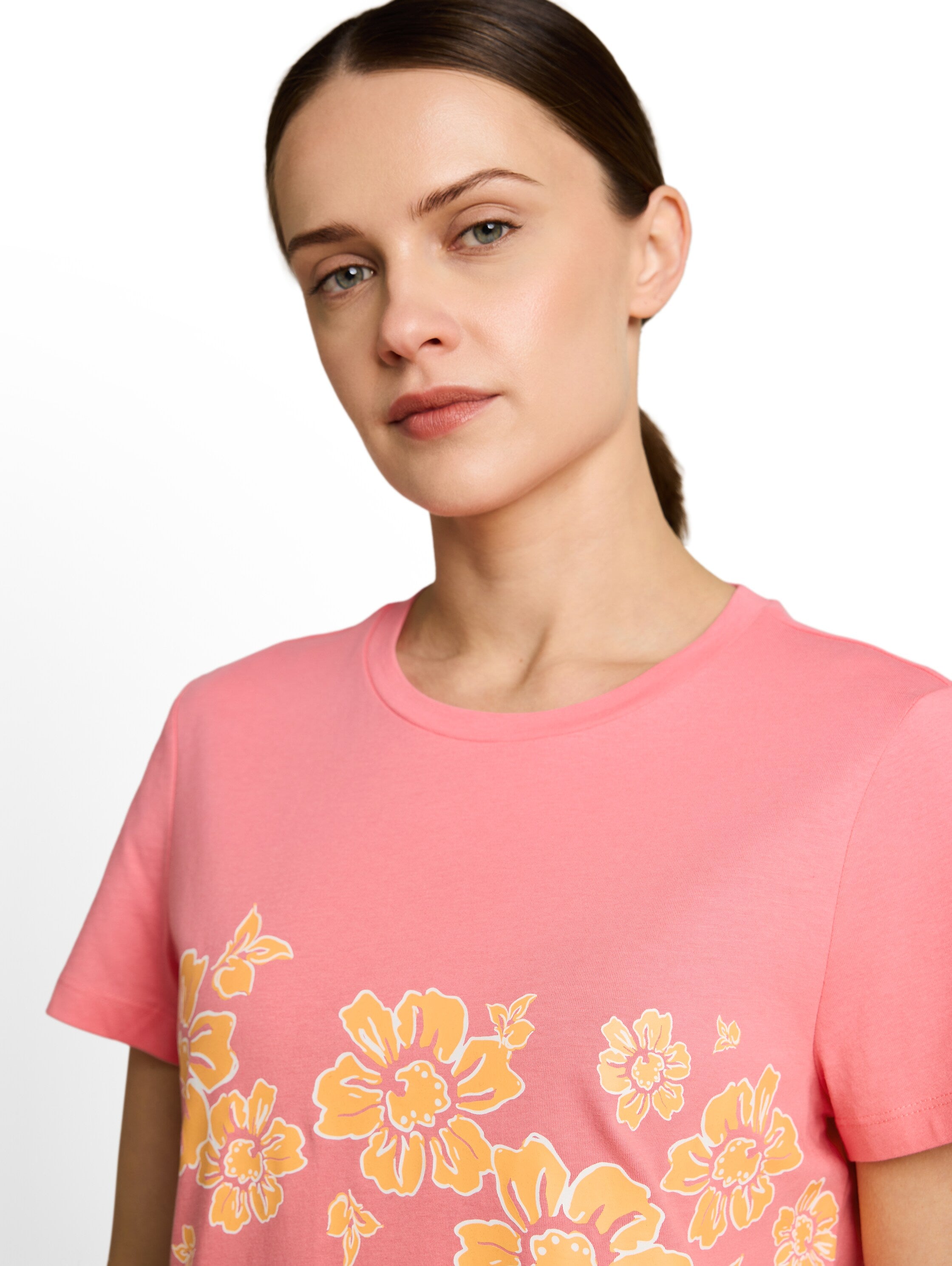 Tom Tailor Damen T-Shirts Soft Fuchsia Pi
