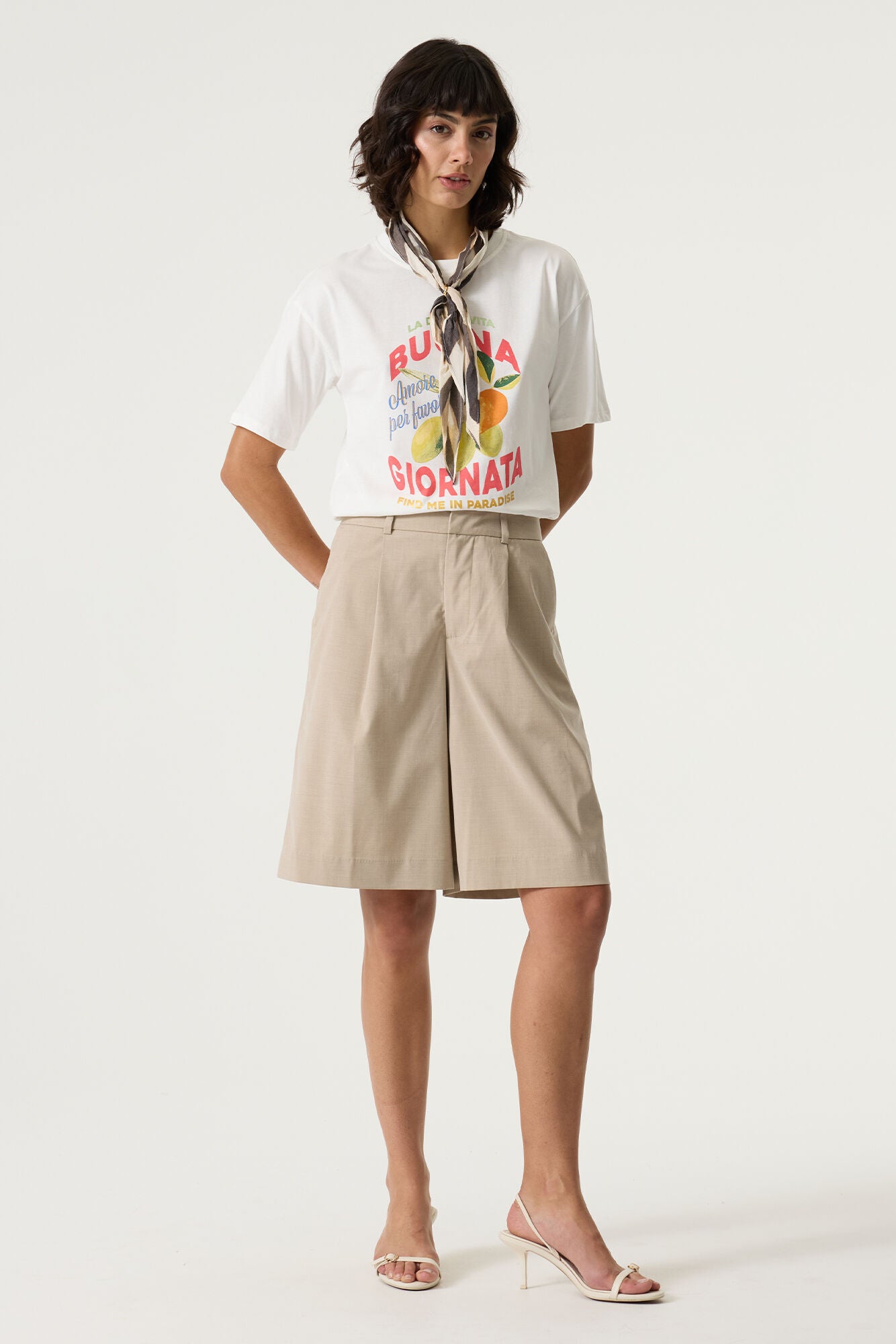 Garcia Damen Shorts Salt Sand