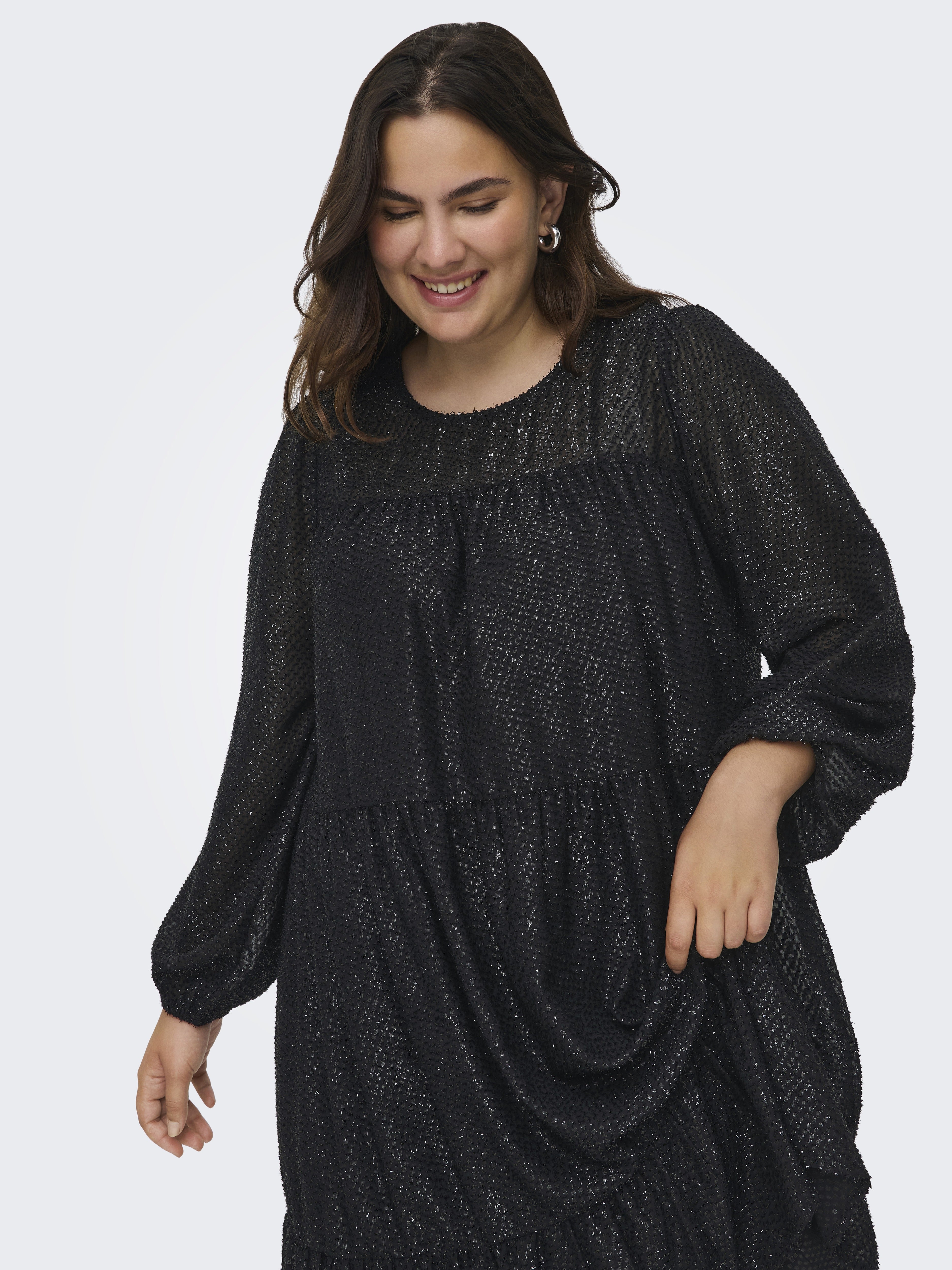 Only Caramkoma Damen Kleider Black