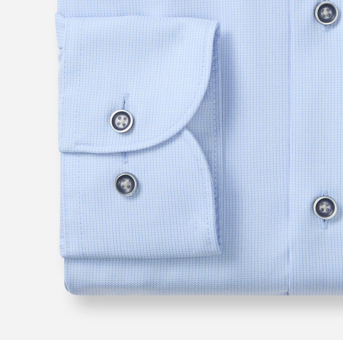 Olymp Herren Hemden lang  Bleu