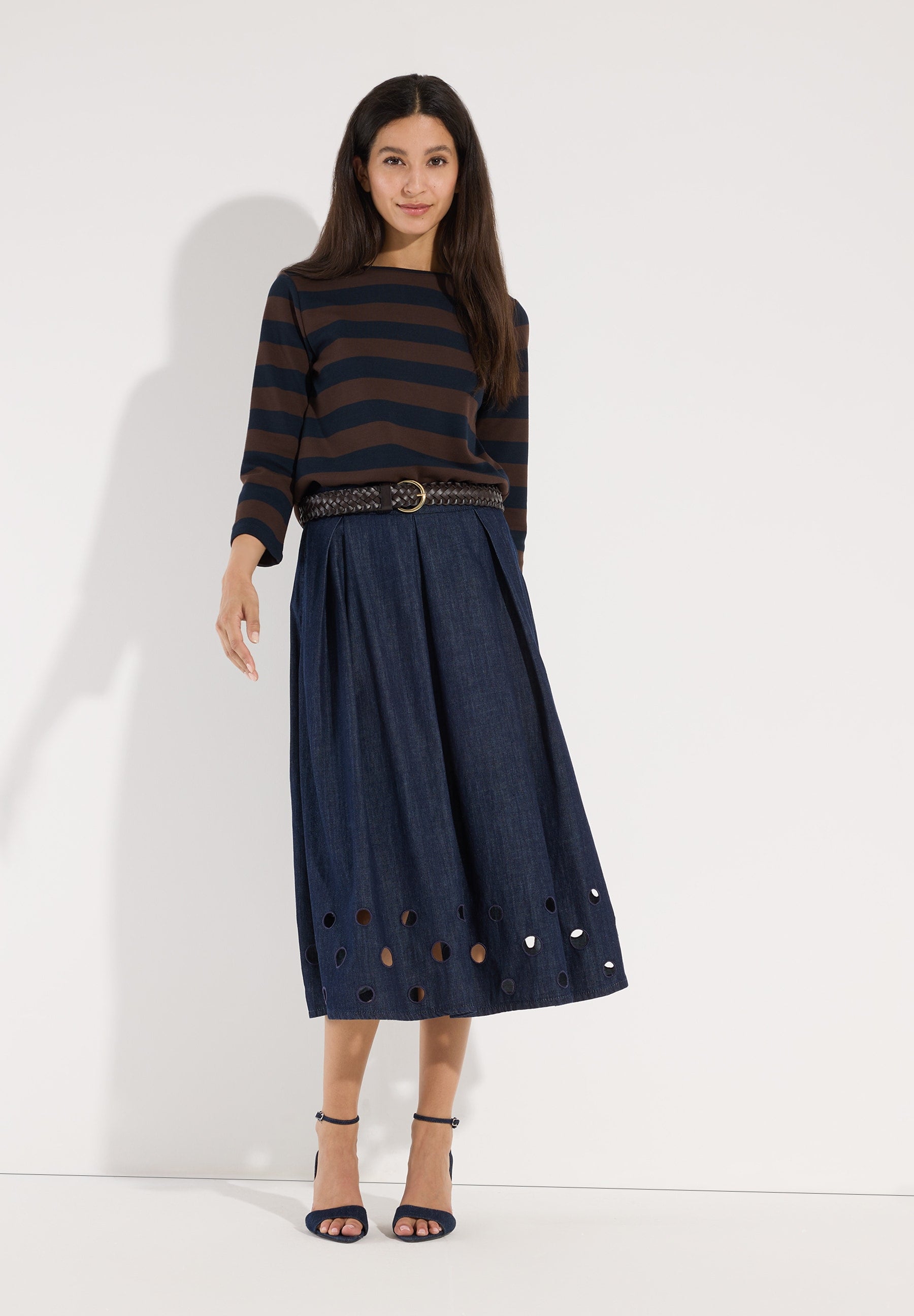More & More Damen T-Shirts Espresso M