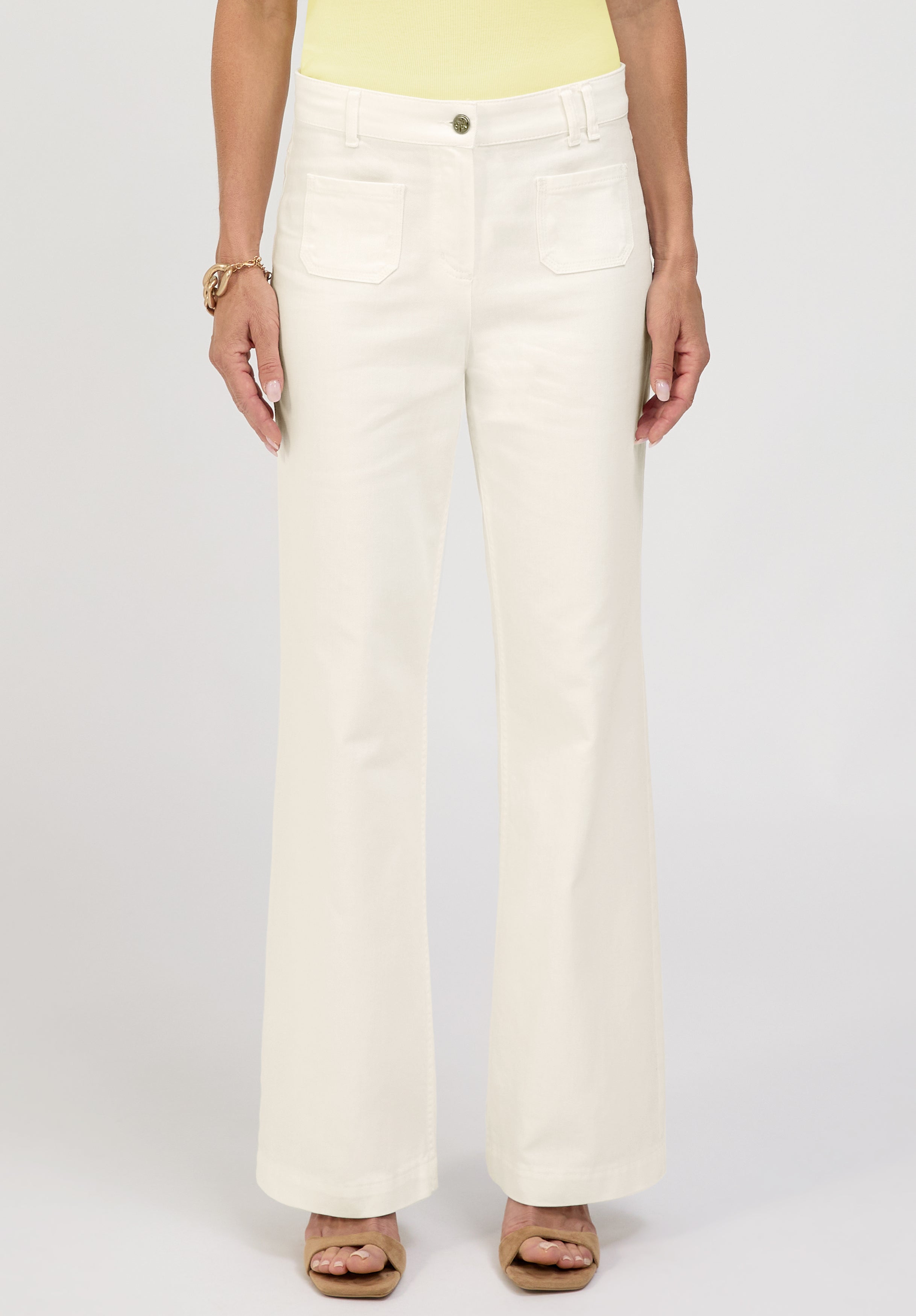 Bianca Damen Hosen Cream