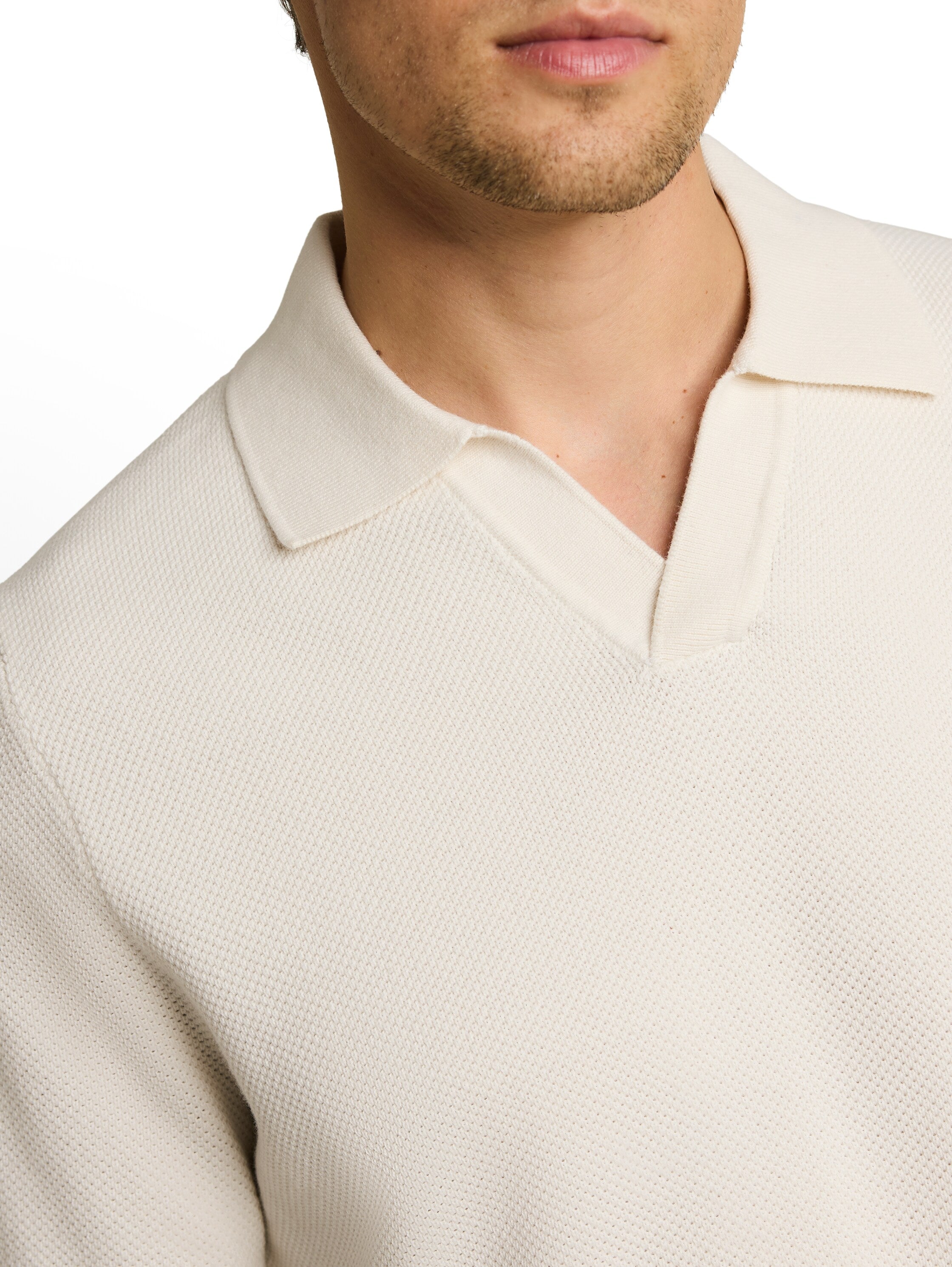 Tom Tailor denim Herren Pullover Wool White