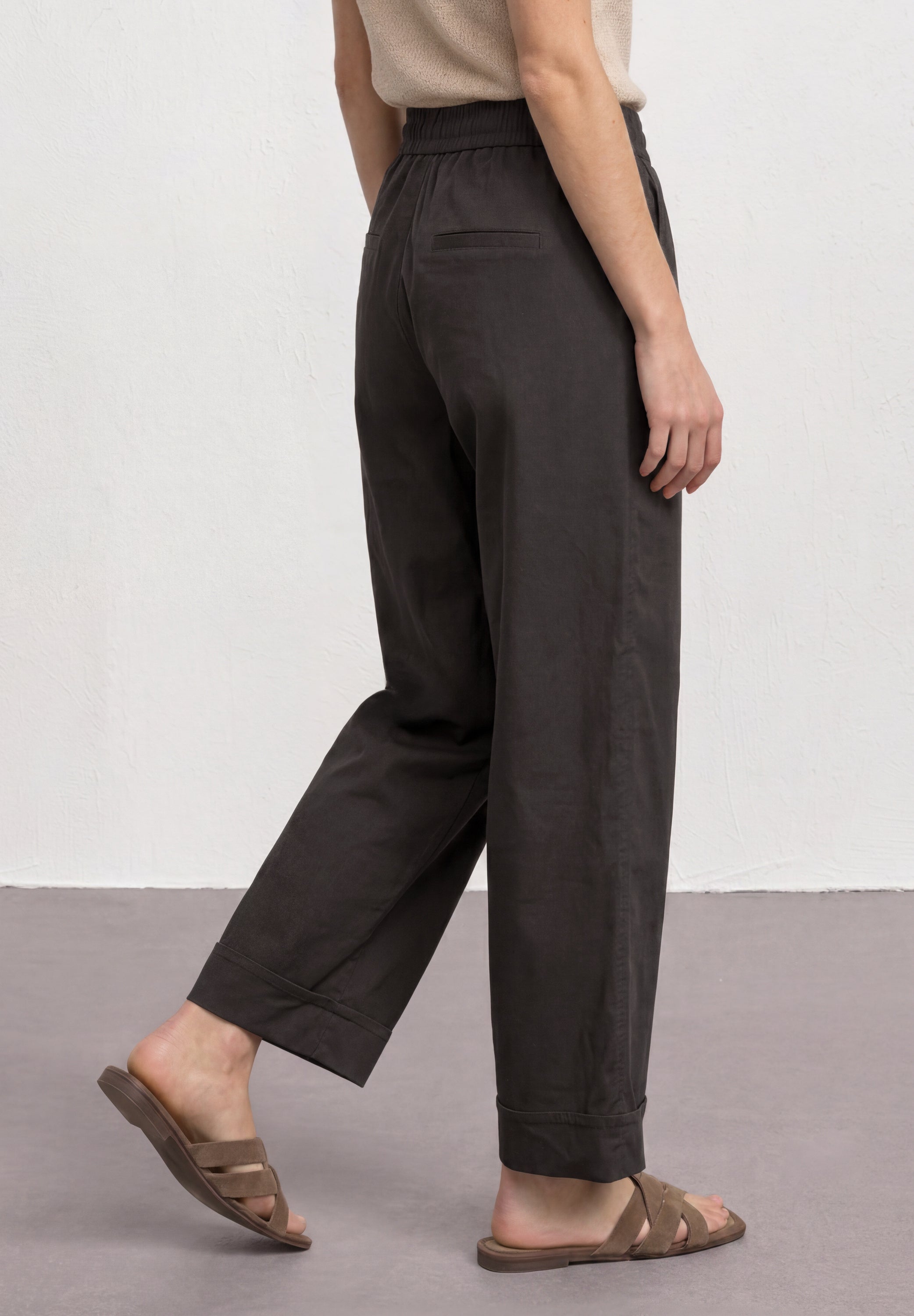 Street One Damen Hosen  Black Cof