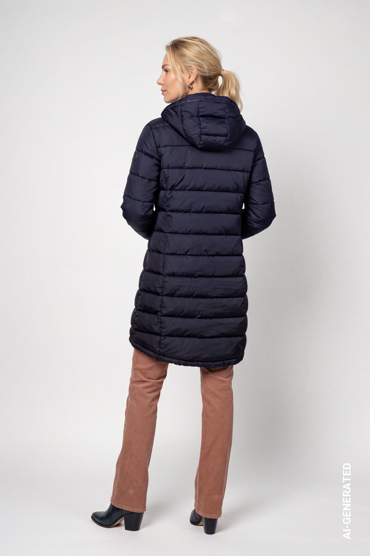 Monari Damen Mantel Dark Blue