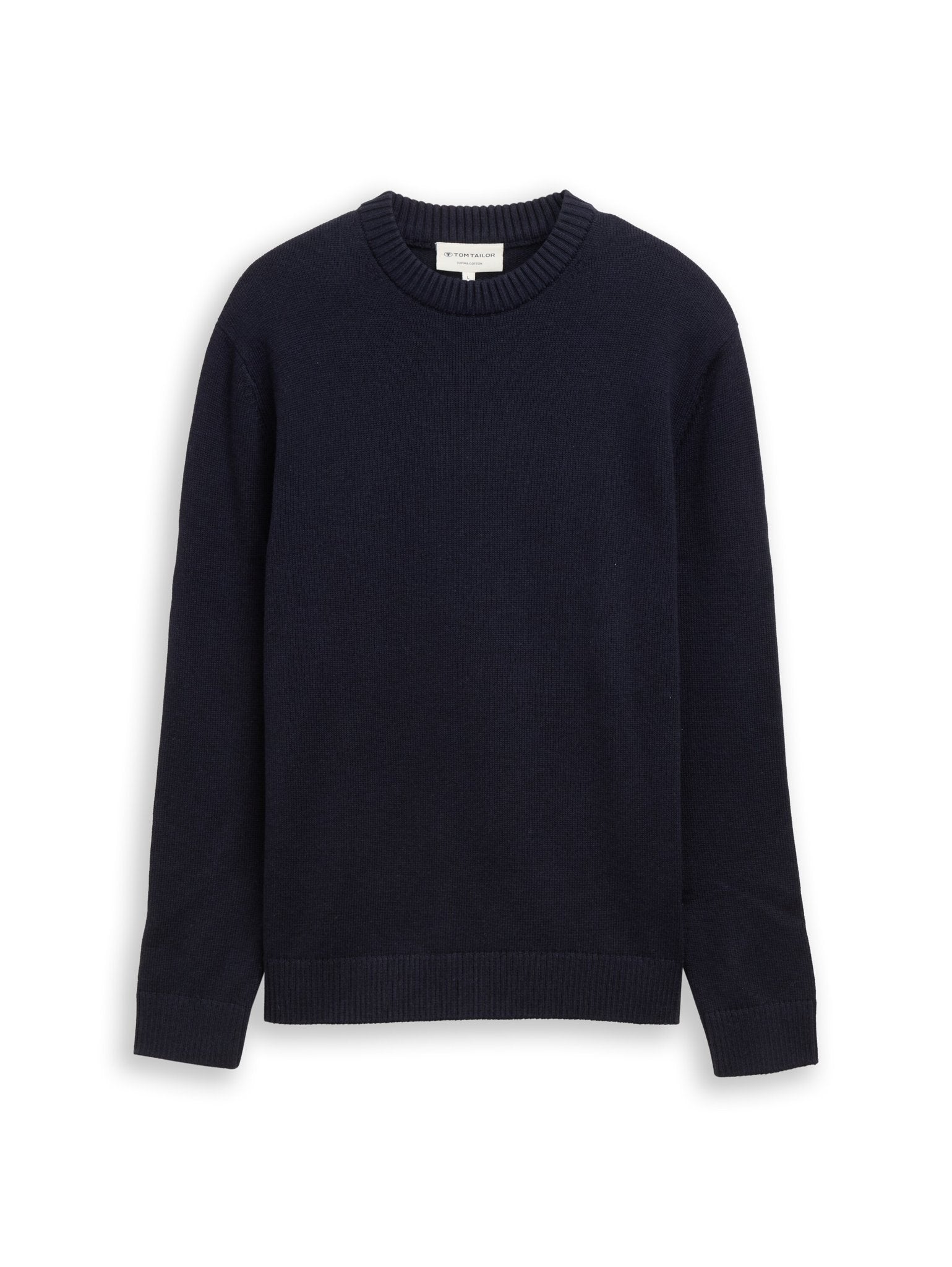 Tom Tailor Herren Pullover Knitted Navy Me