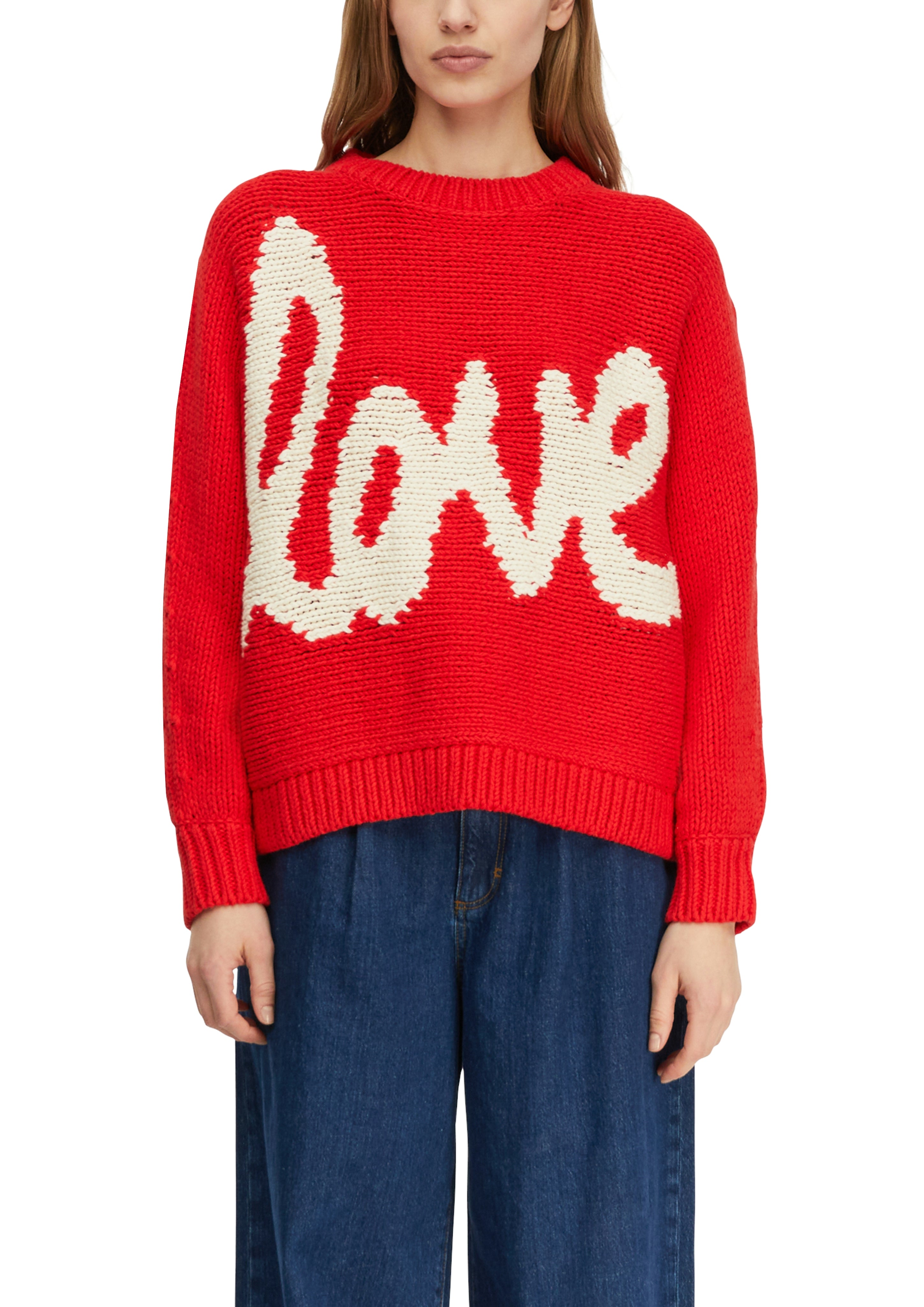 Comma Damen Pullover Red