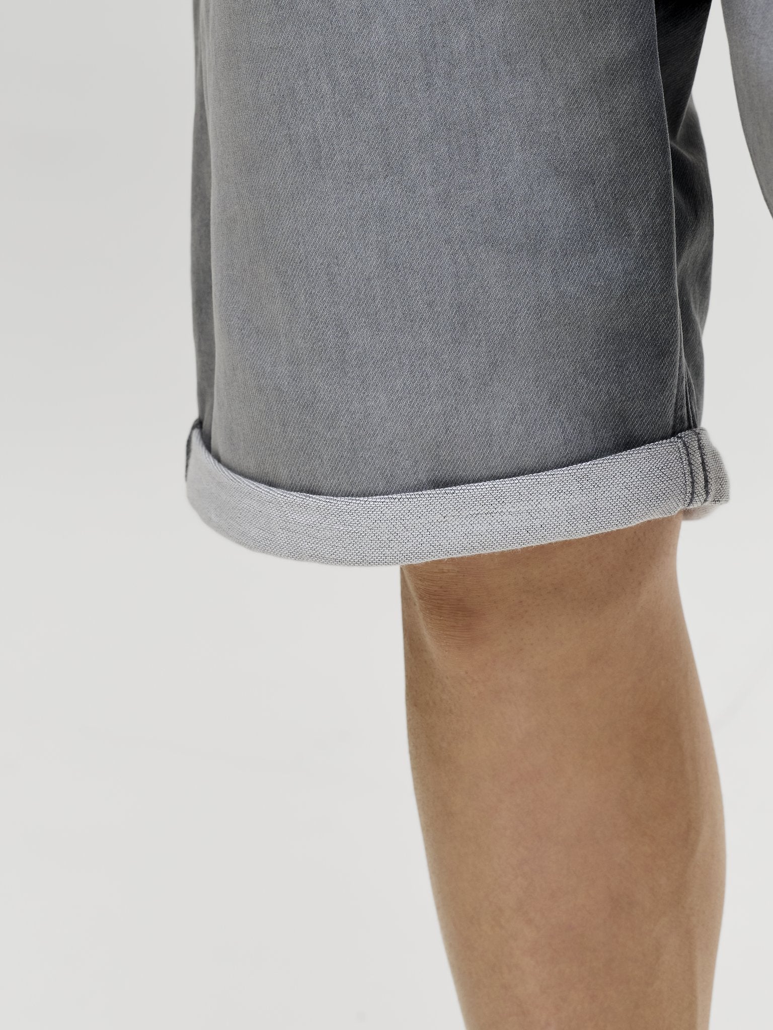Jack & Jones Herren Shorts Grey Denim