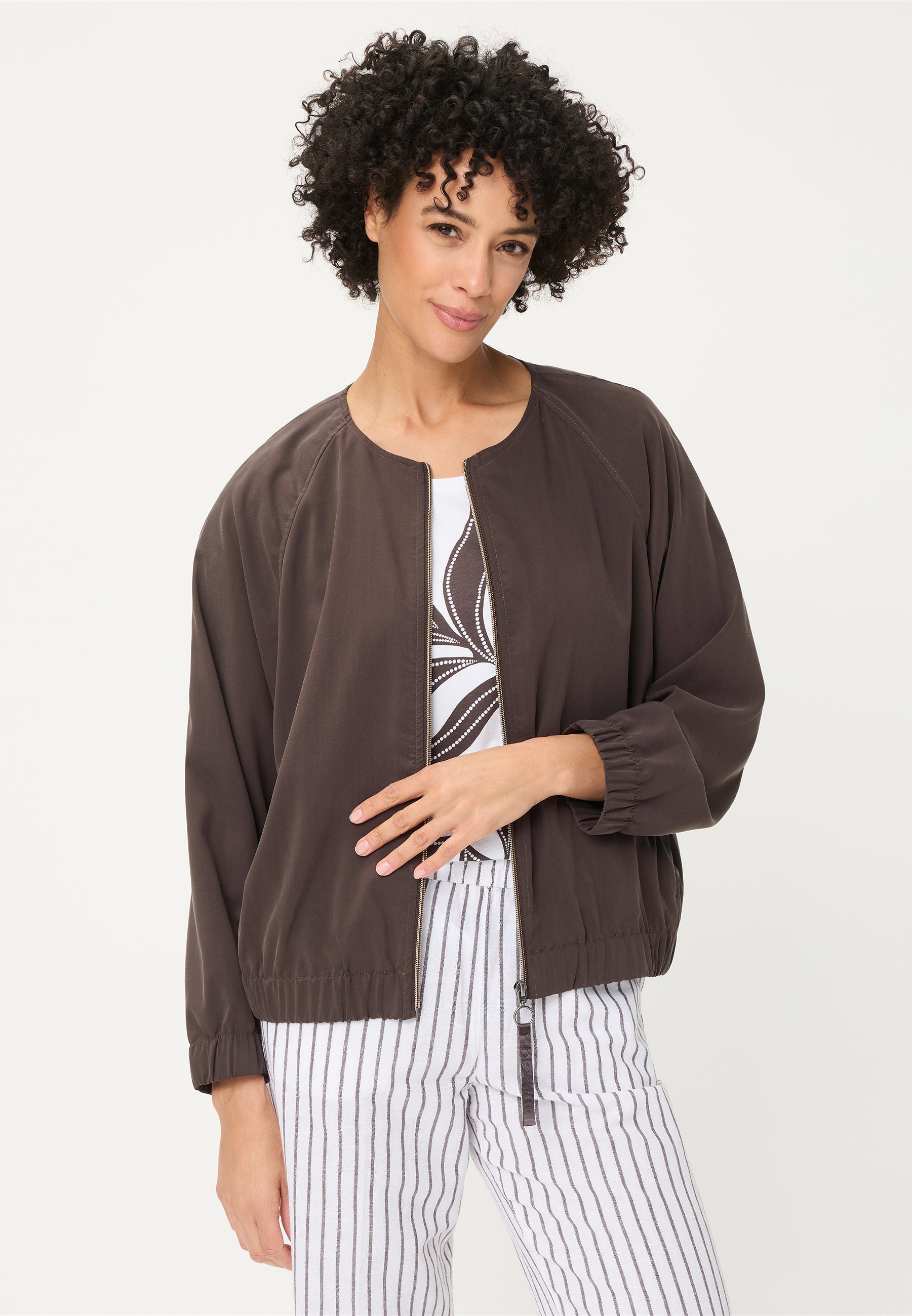 Olsen Damen Jacken  Dark Brow