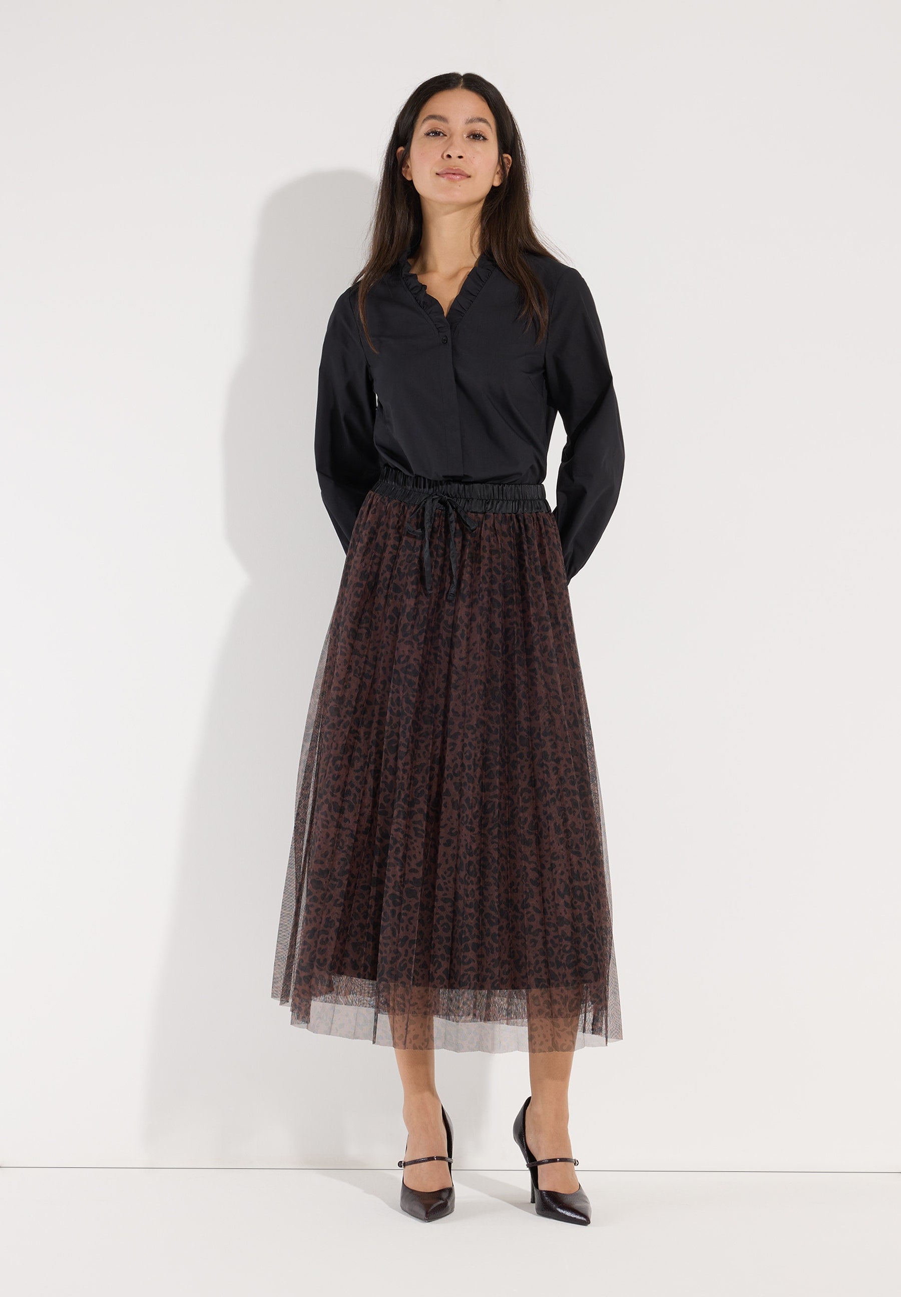 More & More Damen Blusen Black