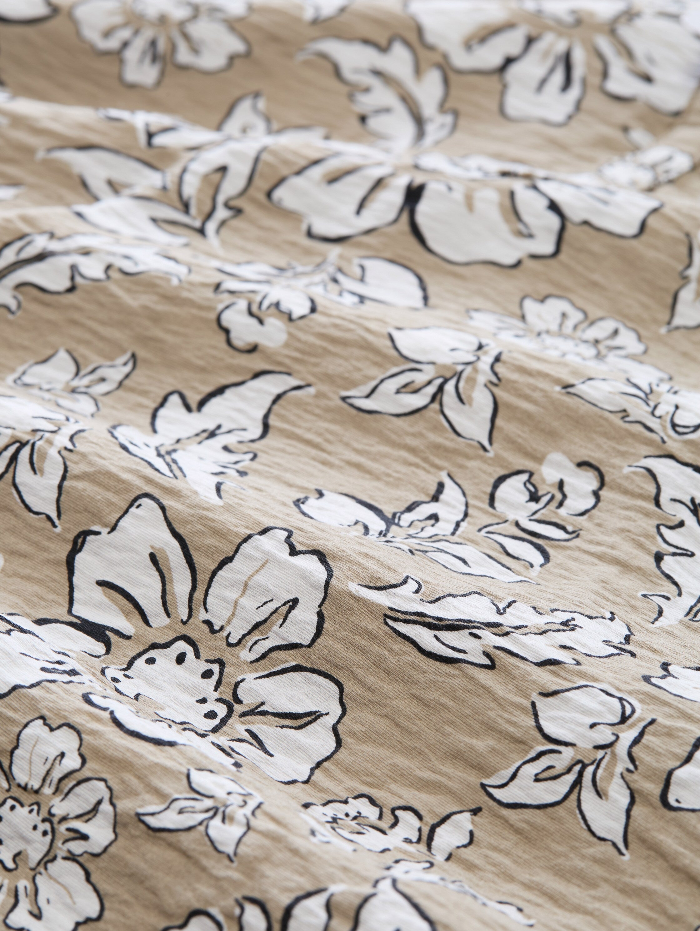Tom Tailor Damen Blusen Olive Big Flowe