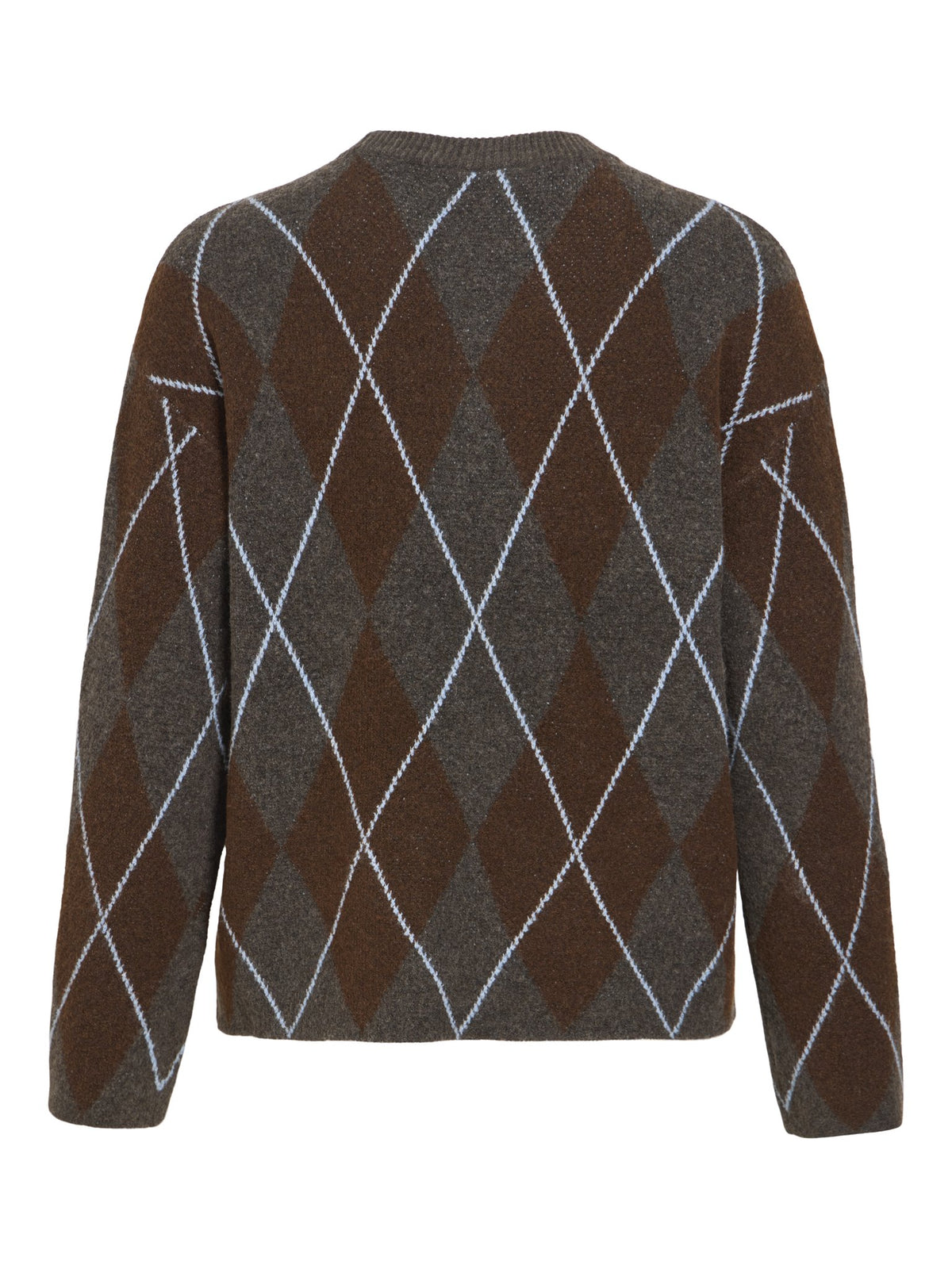 Vila Damen Pullover Dark Grey Melan