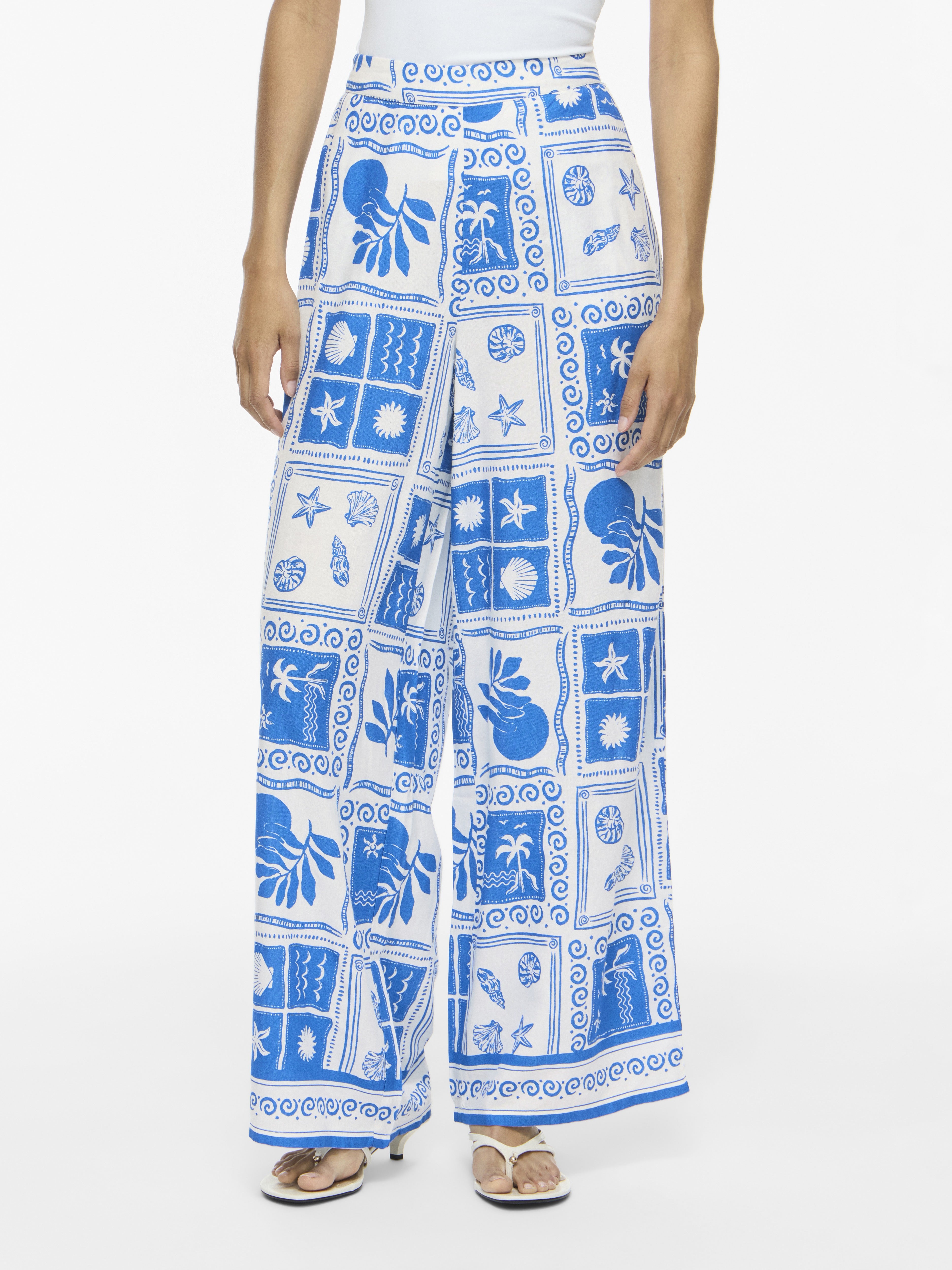 Vila Damen Hosen Victoria Blue/S